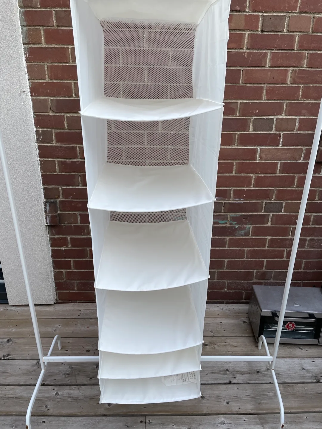 IKEA 1947 Hanging Storage with 6 Shelves - White thumbnail