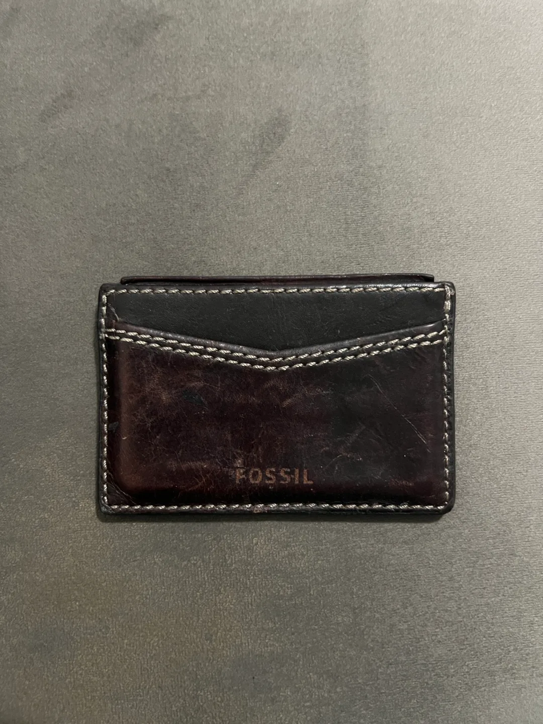 Fossil Leather Card Holder thumbnail
