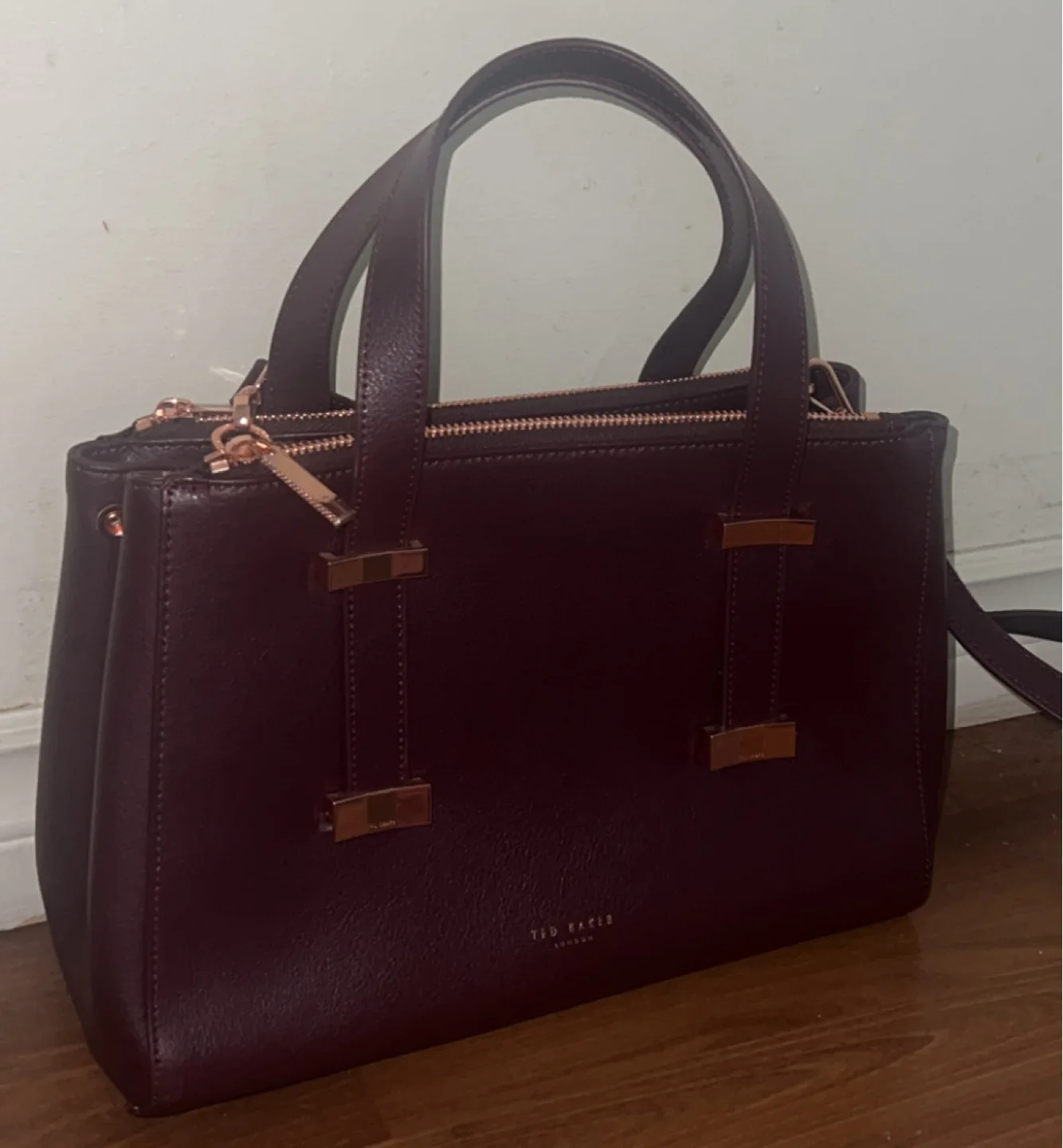 Ted Baker London Burgundy Handbag thumbnail