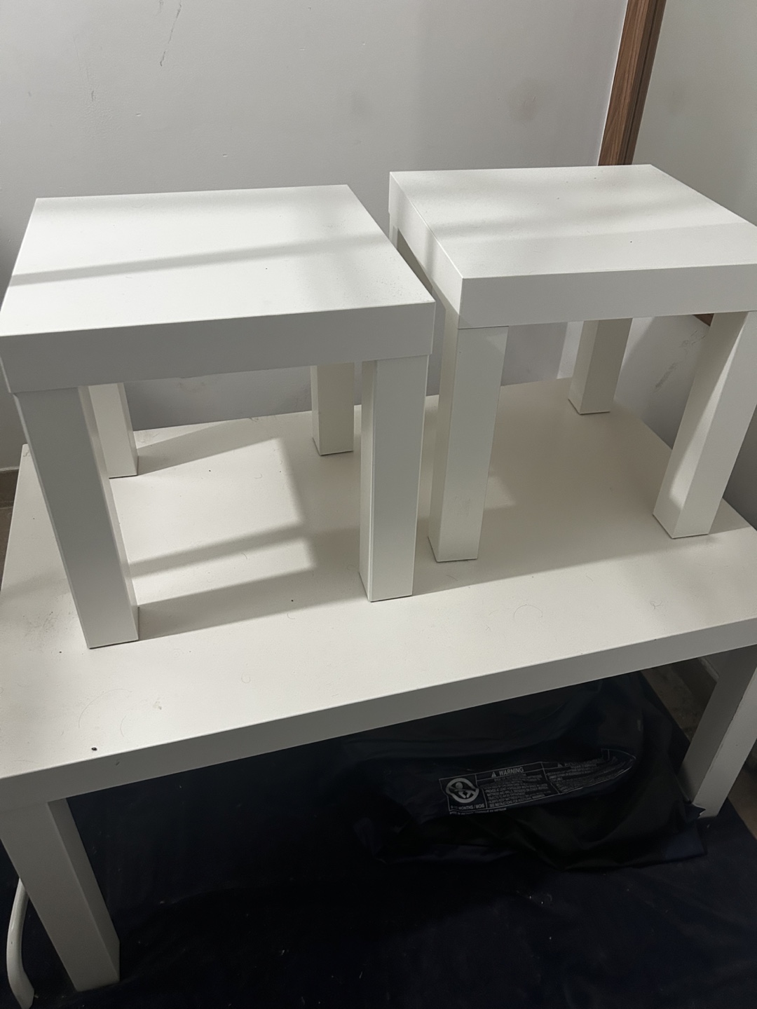 IKEA Lack Coffee and Side Table - White - photo 2