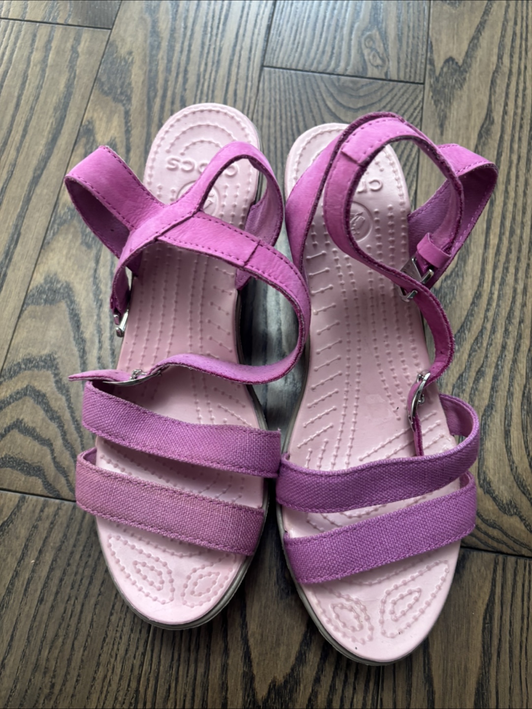 Crocs Women's Wedge Sandals, Size 7