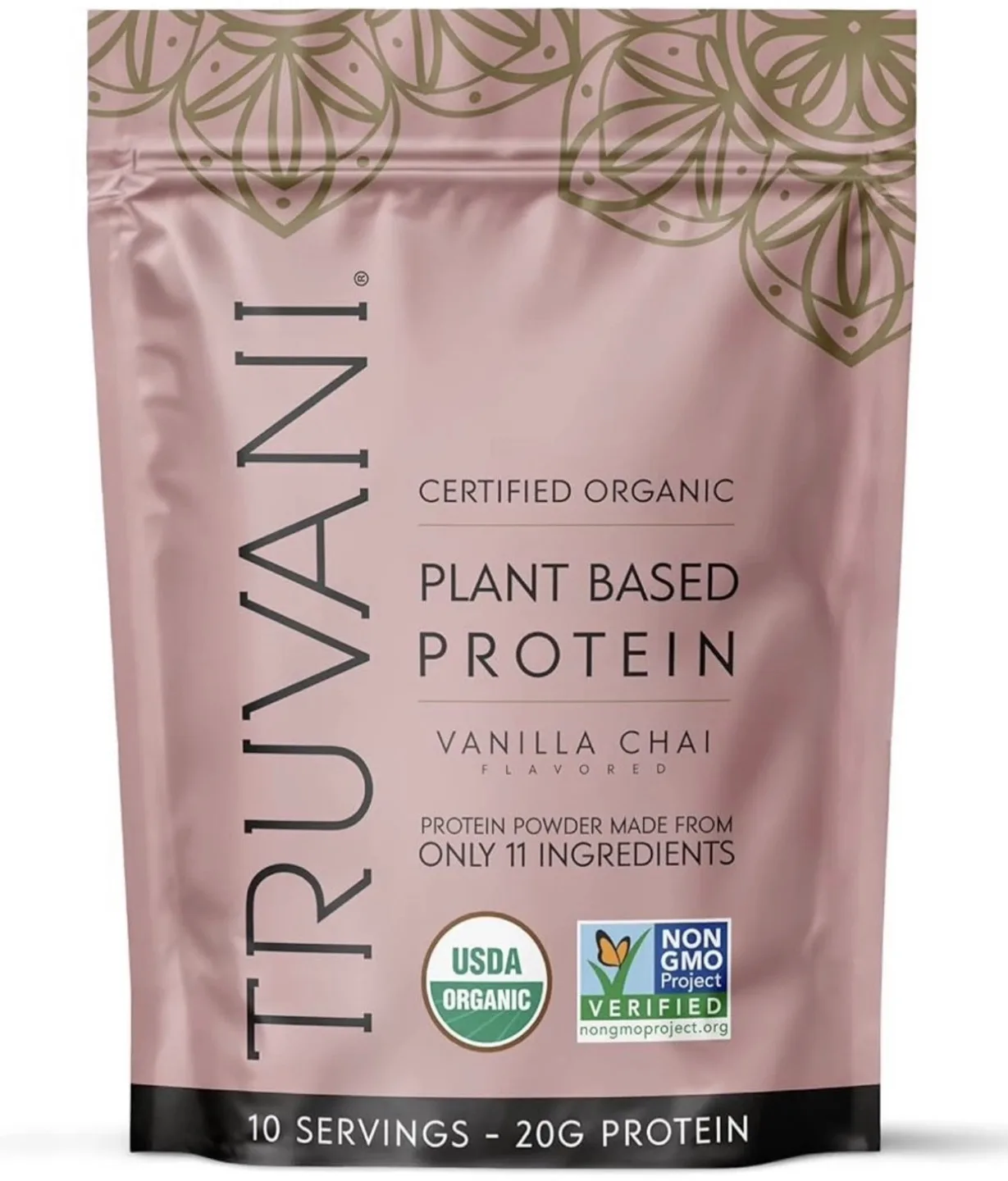 Truvani Plant Based Protein Vanilla Chai 4 pkg lot thumbnail