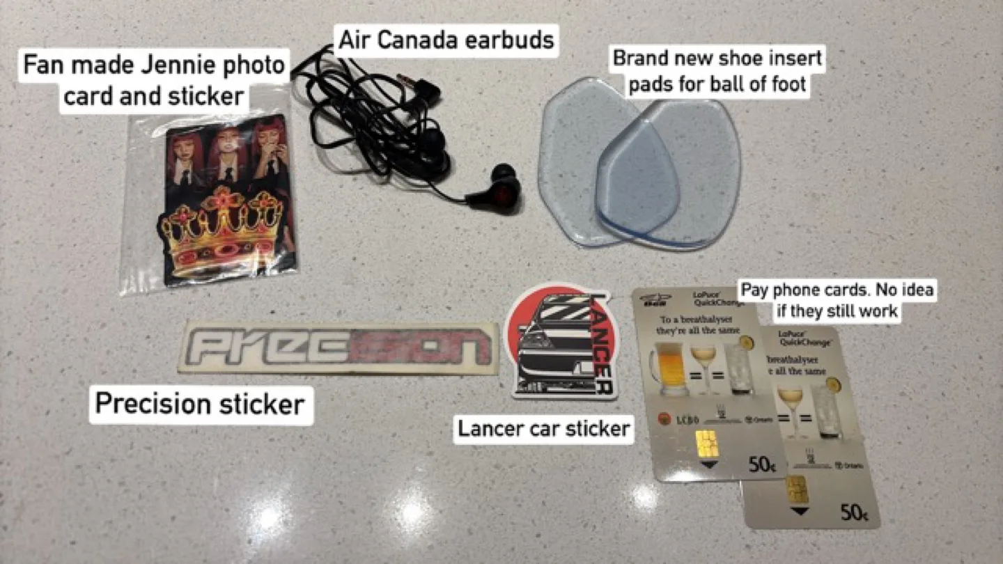 Free: Air Canada Earbuds, Stickers, Shoe Inserts, Phone Cards thumbnail
