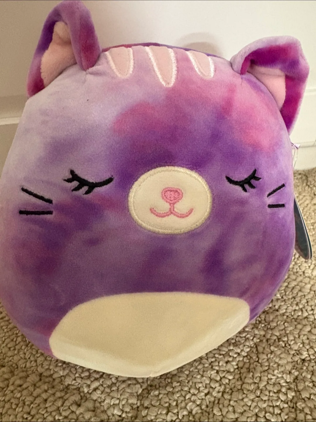 Squishmallows Caeli Cat Plush - Purple thumbnail