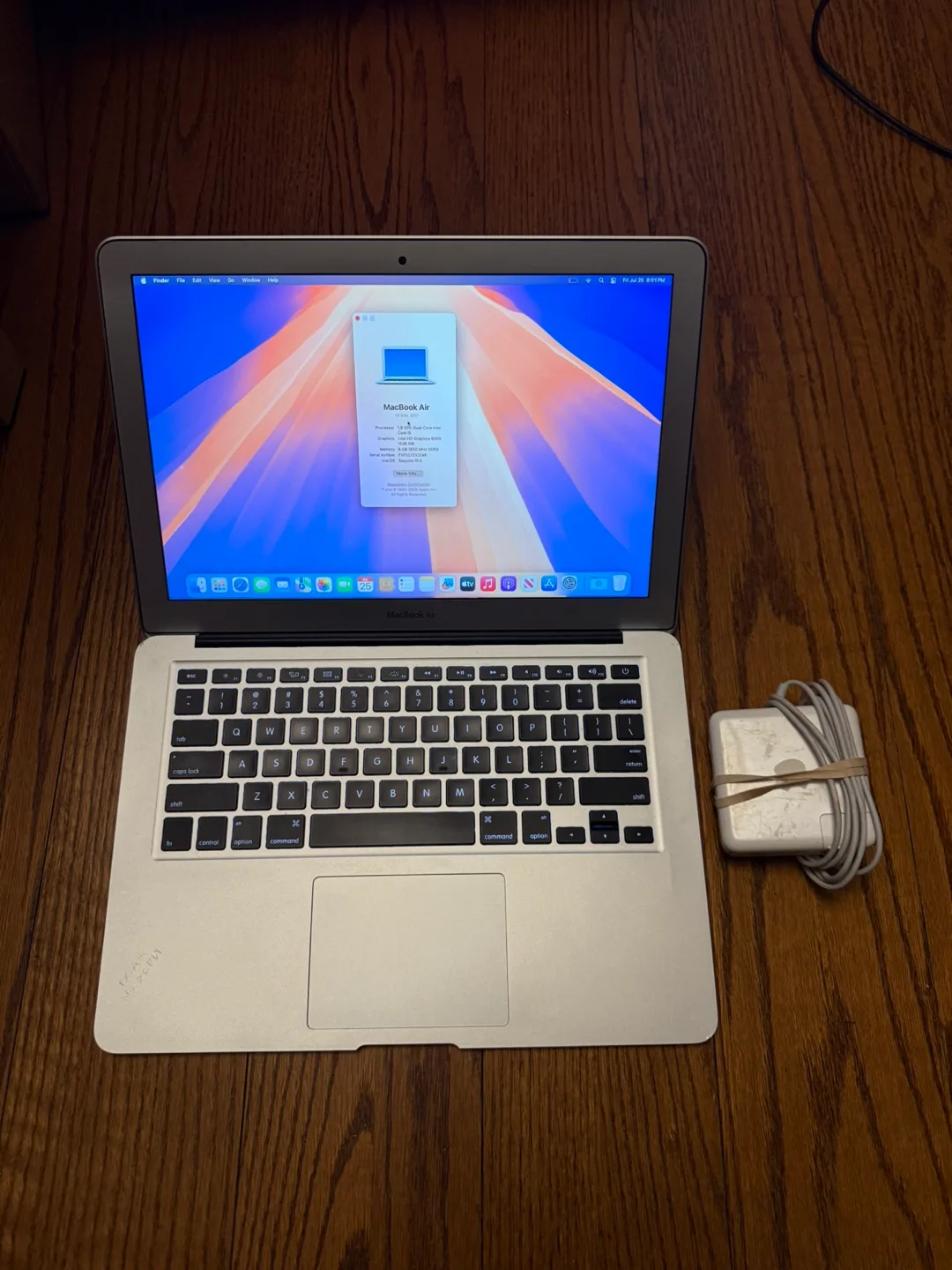 MacBook Air 13" 2017/8G RAM/128G SSD/Grade B/Fully Functional thumbnail