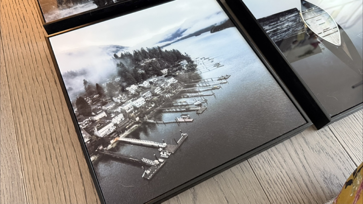 Set of 4 Framed Black and White Prints - photo 4
