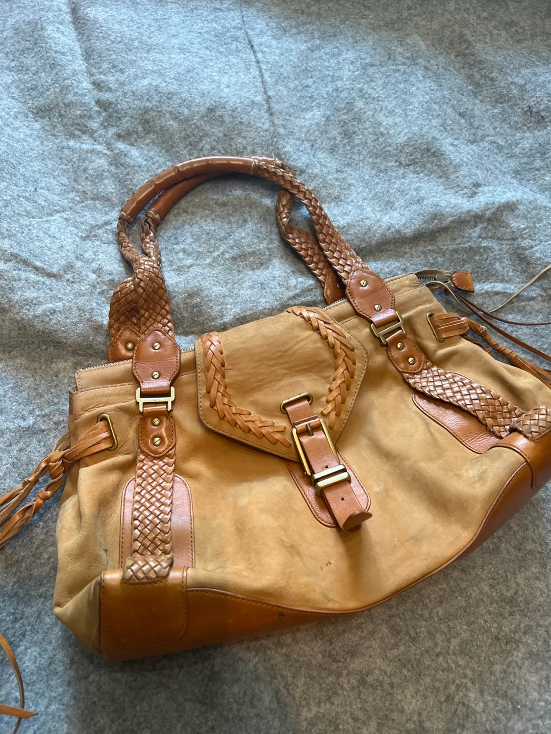 Cole Haan Sierra Nubuck Leather Tote Bag thumbnail