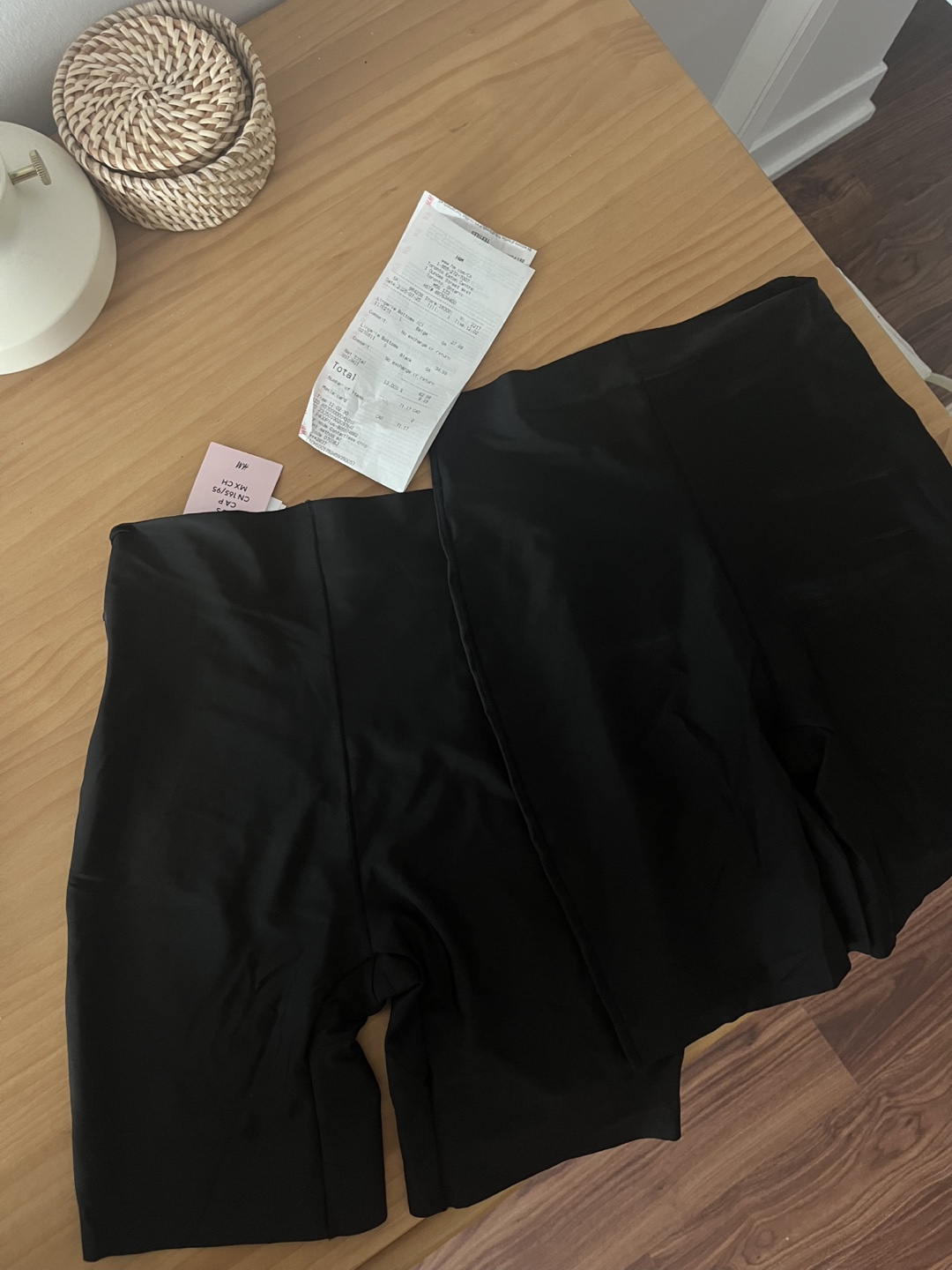 NEW H&M Black Light Shape Lingerie Bottoms (Size S)