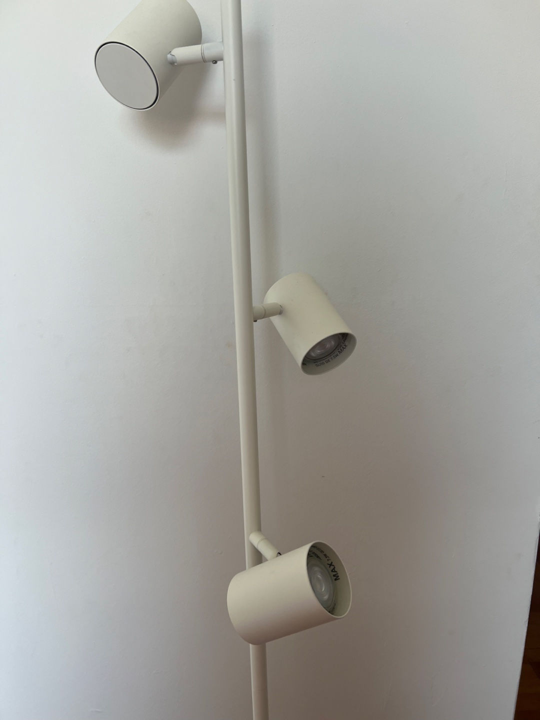 IKEA NYMÅNE Floor Lamp with 3 Spotlights - White - photo 5