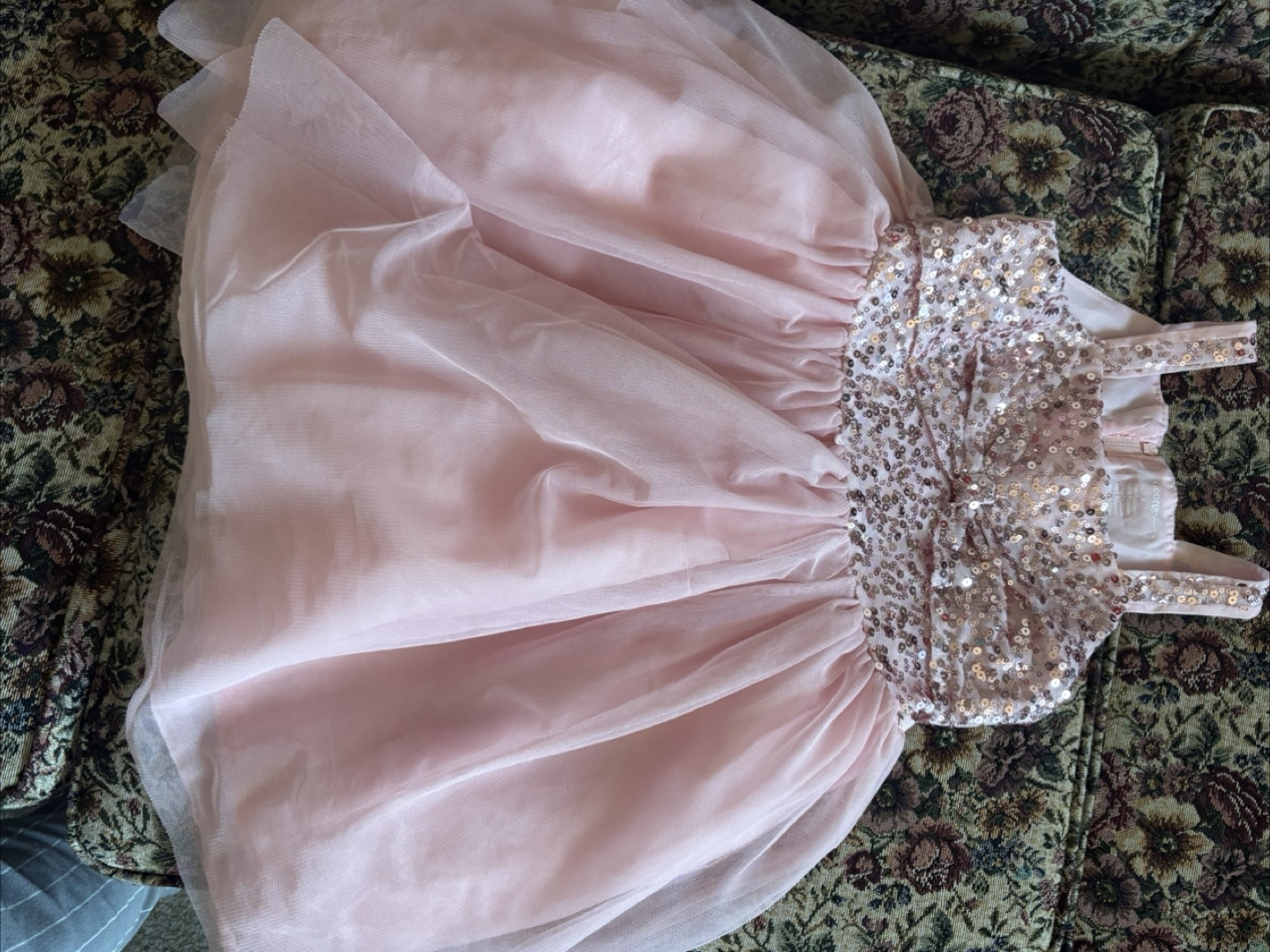 Girls' Pink Sequin Party Dress - photo 2
