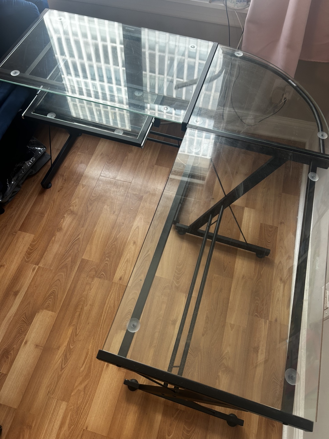 Tempered Glass Computer Desk - photo 4