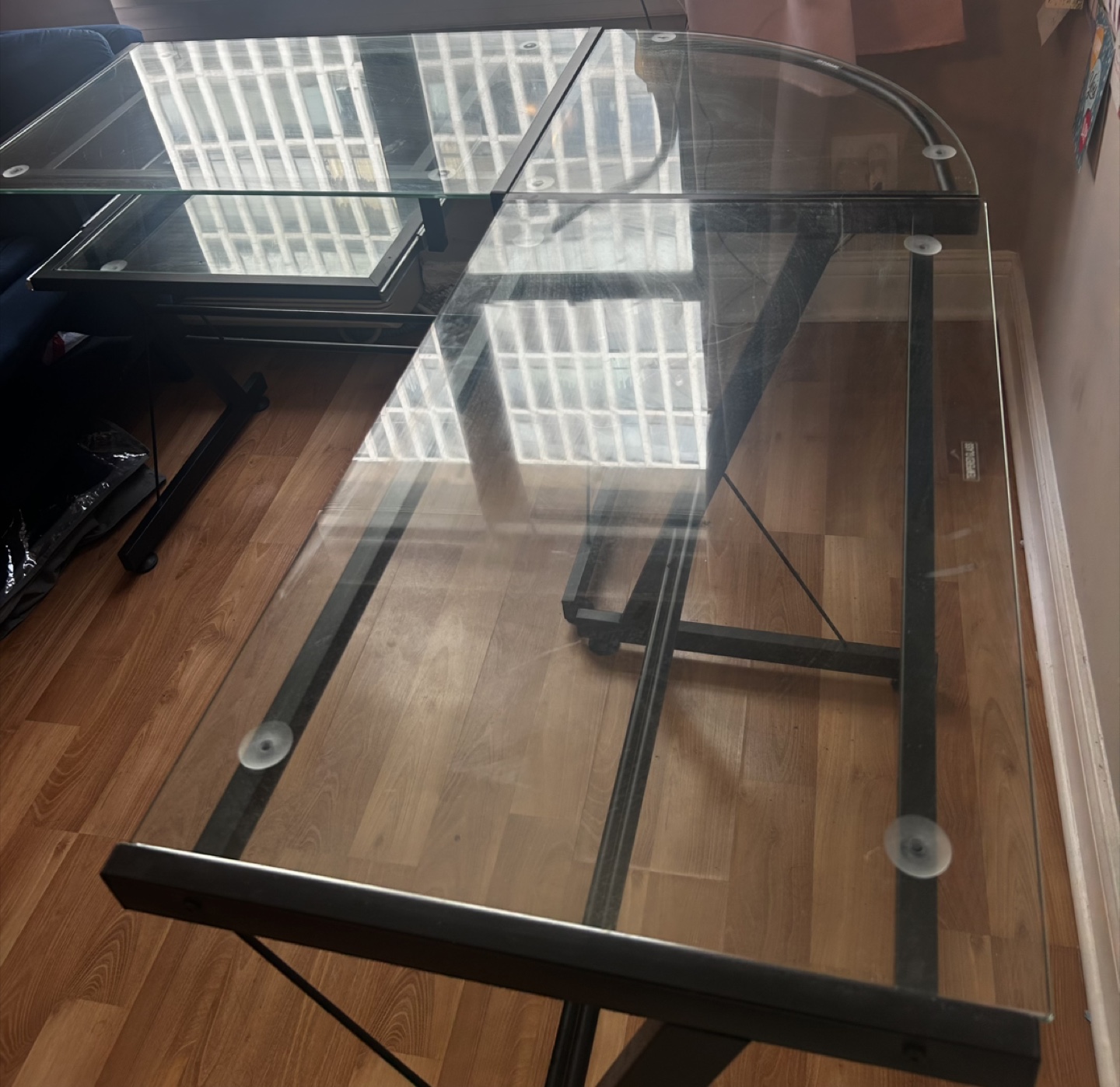 Tempered Glass Computer Desk - photo 2