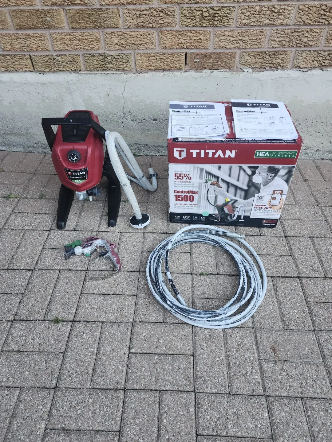 Titan ControlMax 1500 High Efficiency Airless Paint Sprayer thumbnail