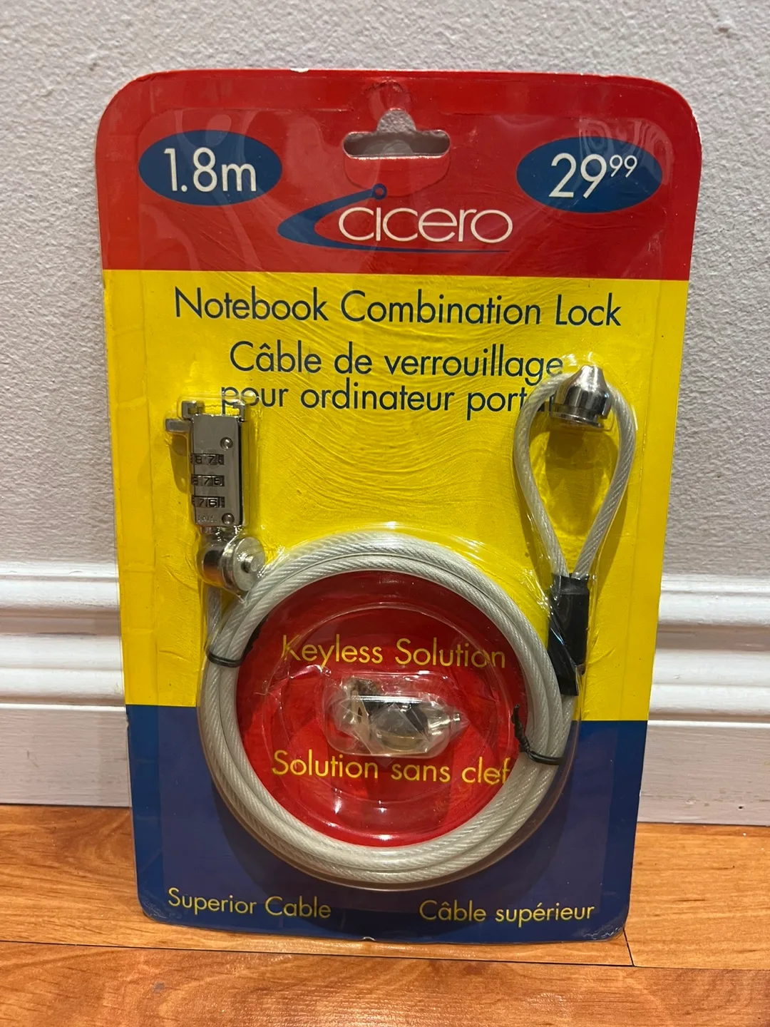 Notebook combination lock thumbnail