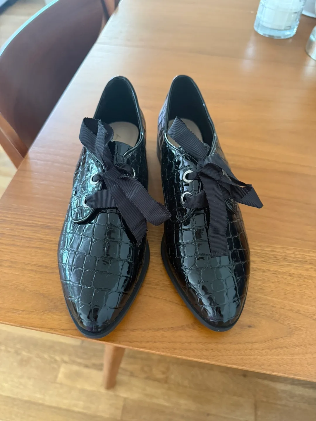 ALDO Black Oxford Shoes image indicator(3)