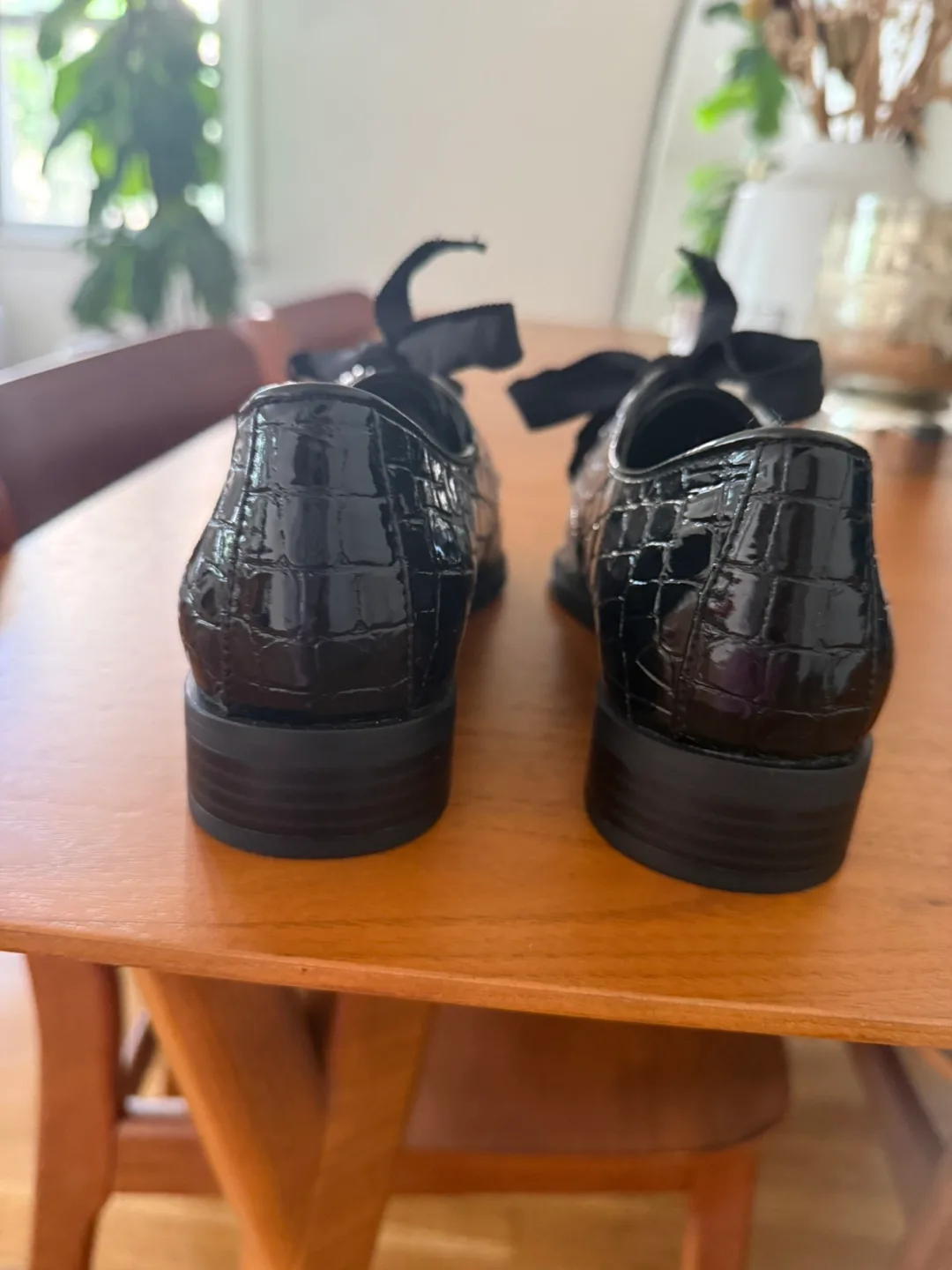 ALDO Black Oxford Shoes image indicator(4)