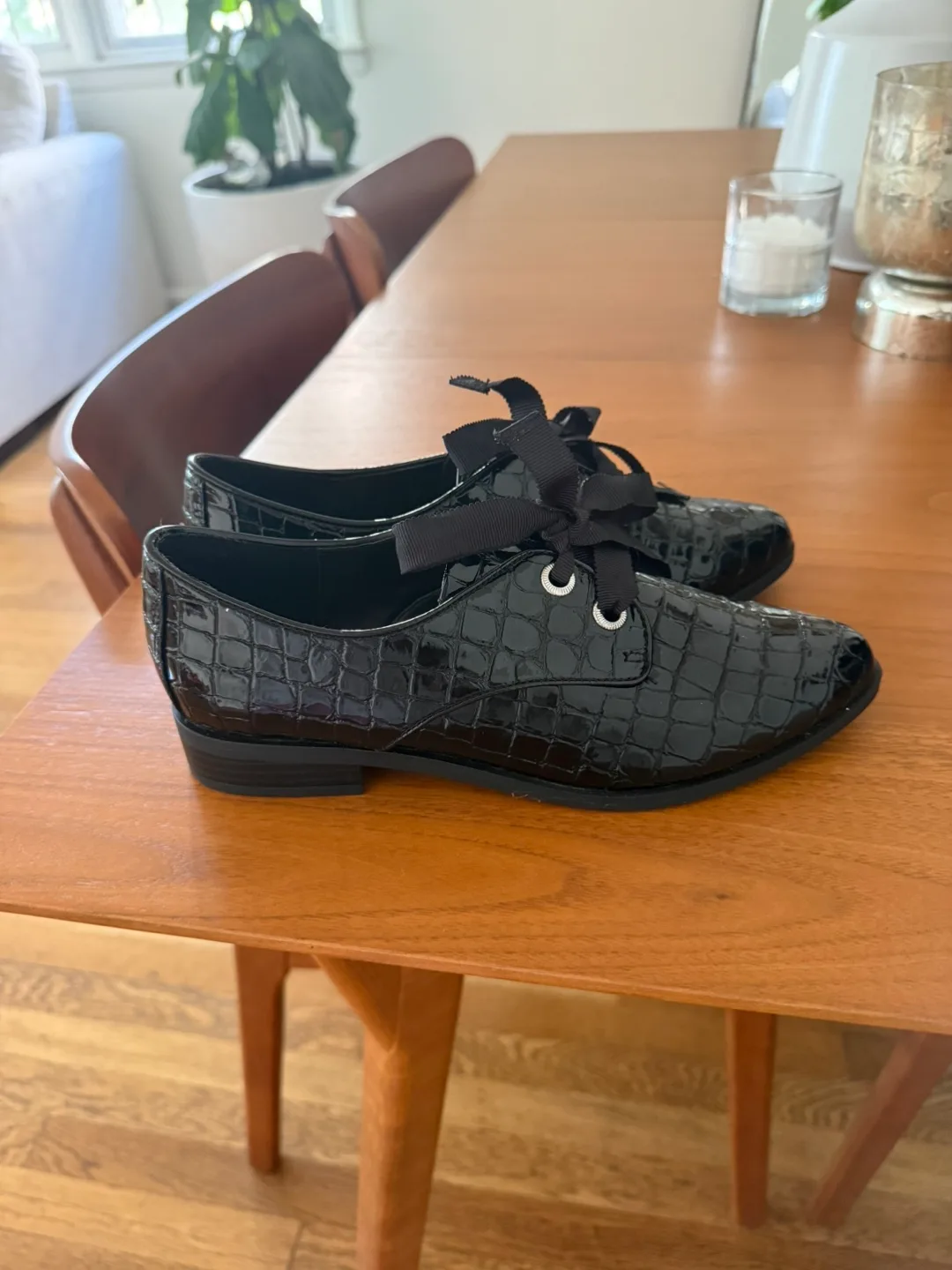 ALDO Black Oxford Shoes thumbnail
