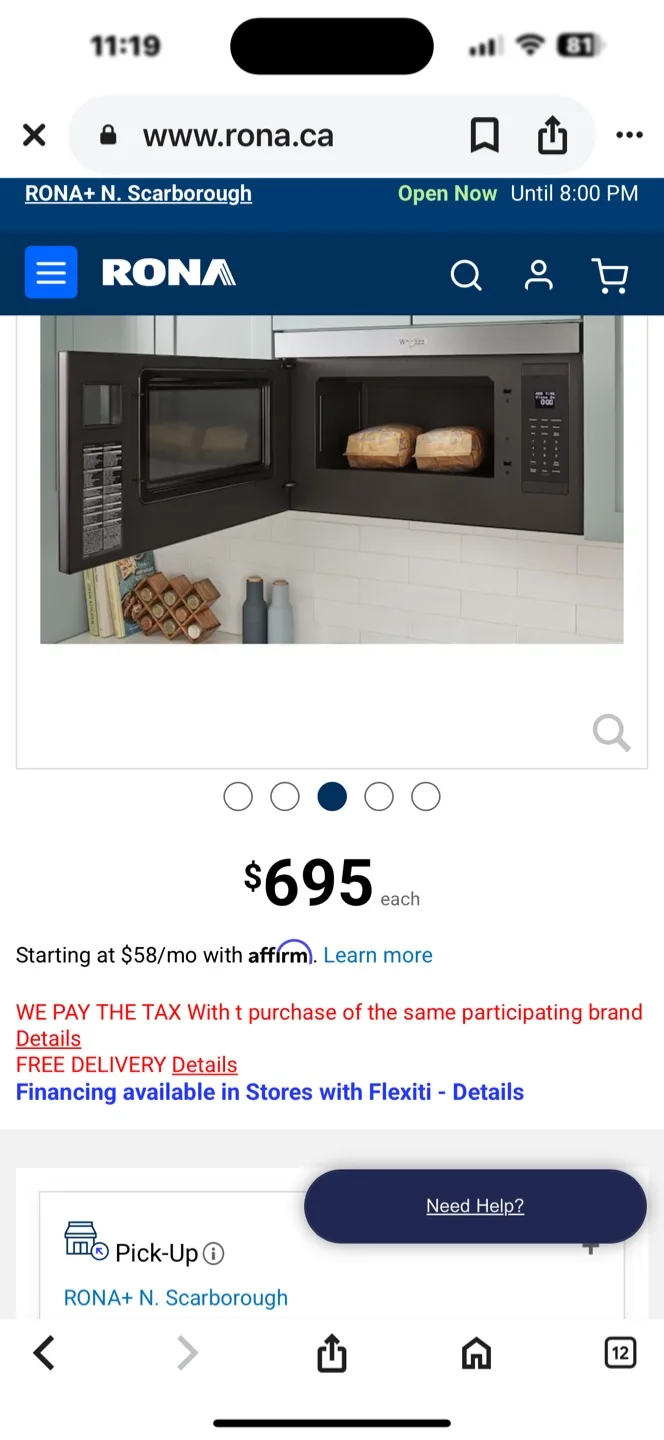 Whirlpool 30-In Smudge-Free Stainless Steel Microwave Oven image indicator(2)