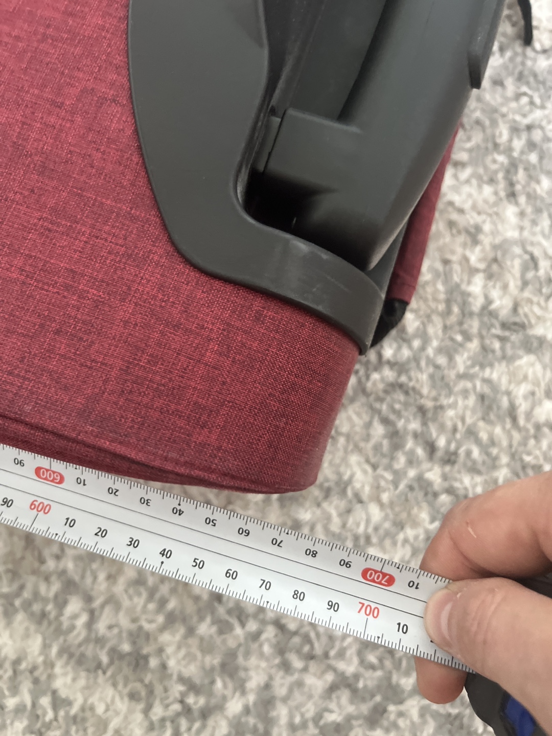 Suitcase Rolling Garment Bag - Burgundy - photo 4