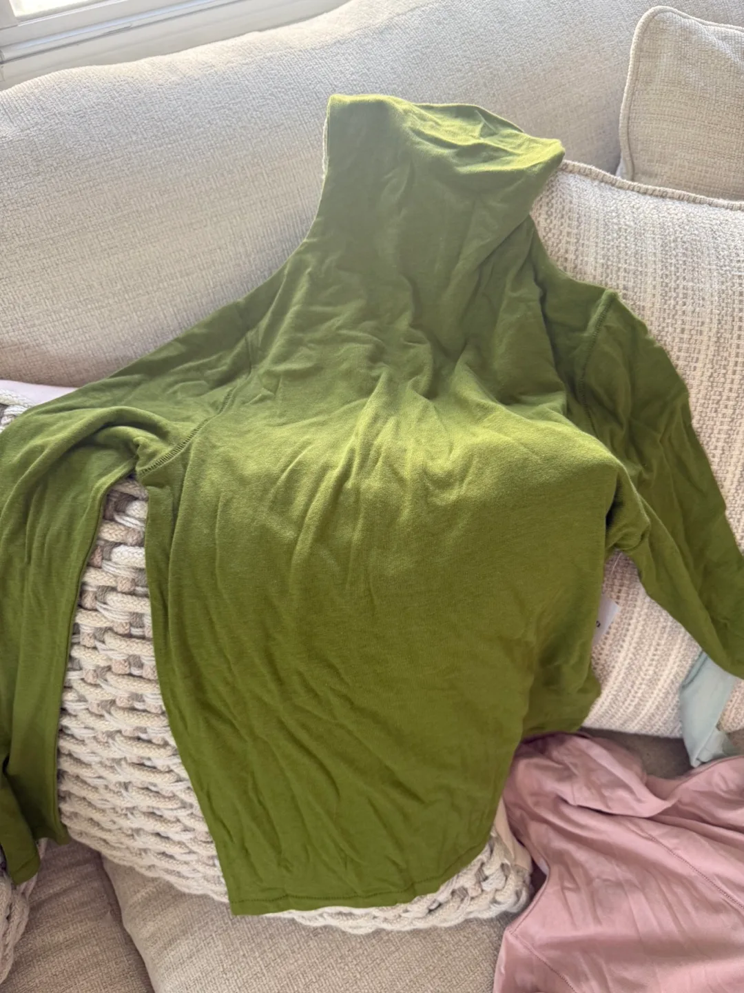 GAP Long Sleeve Top Bundle - Green, Blue, Pink image indicator(2)