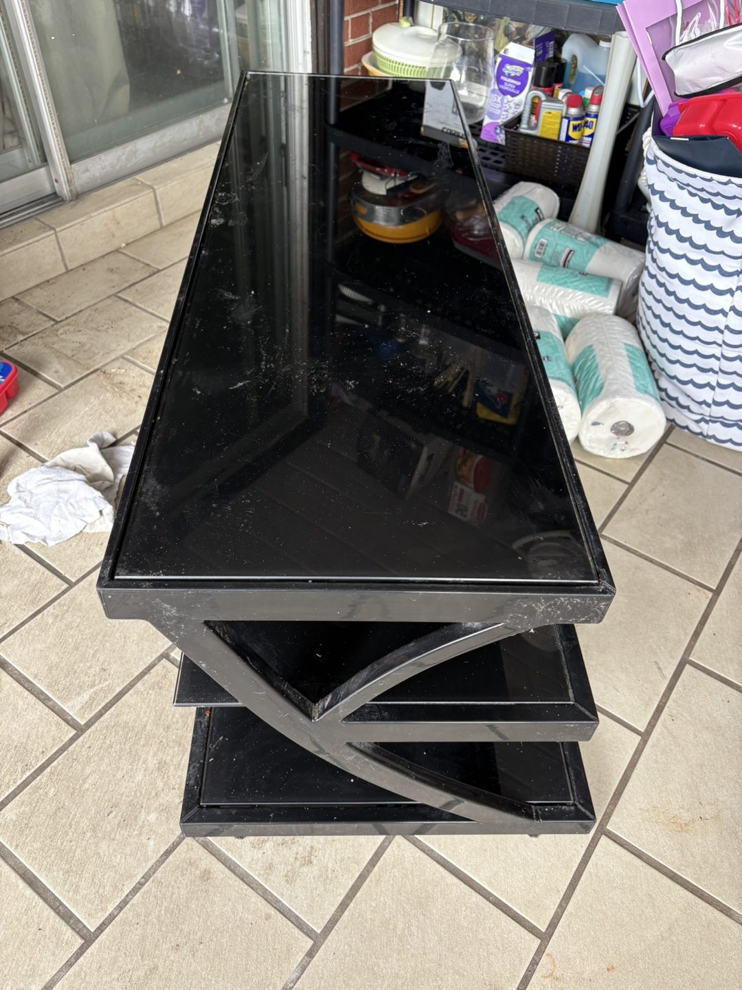 Black Glass Shelf - photo 2