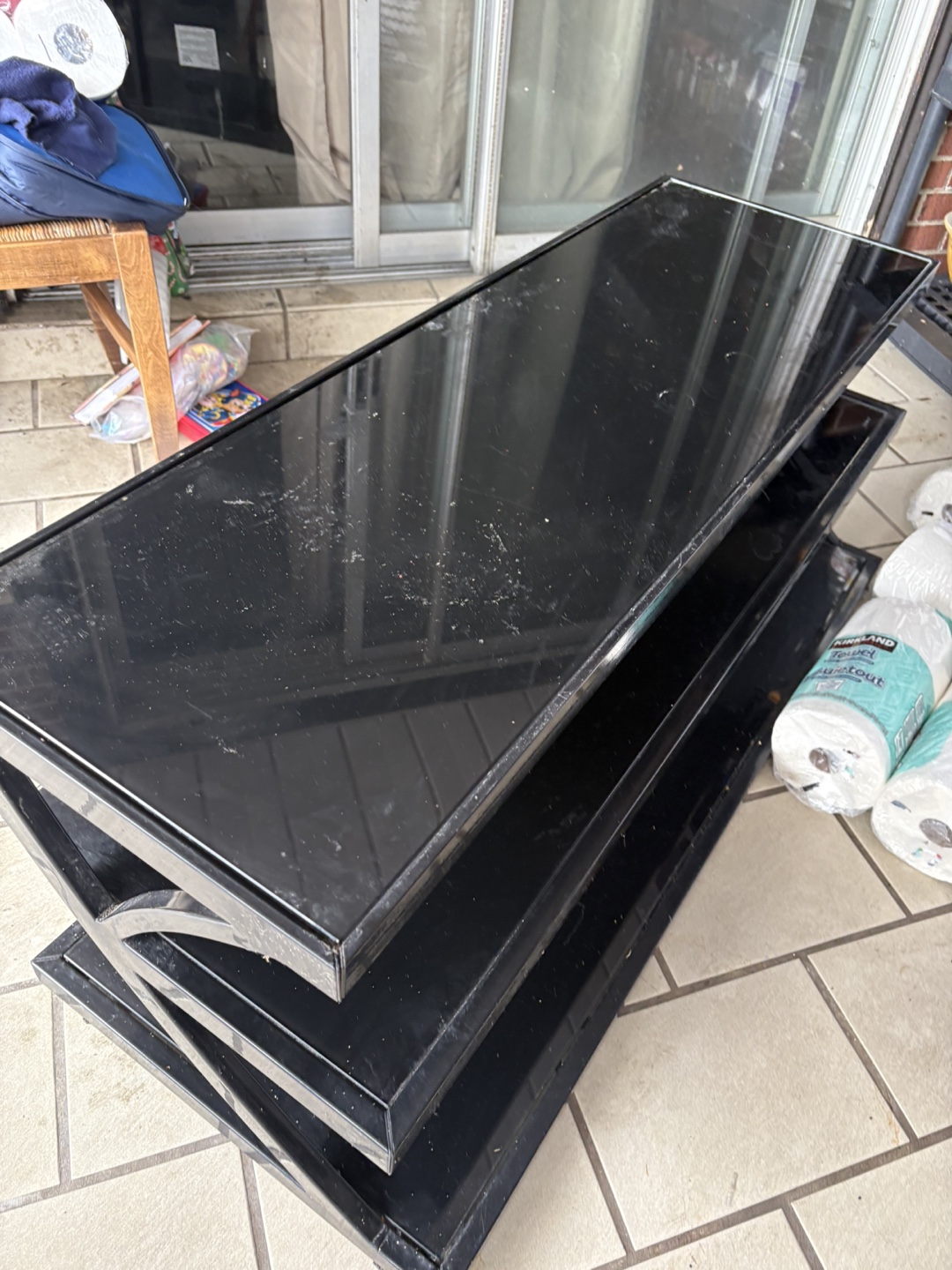 Black Glass Shelf