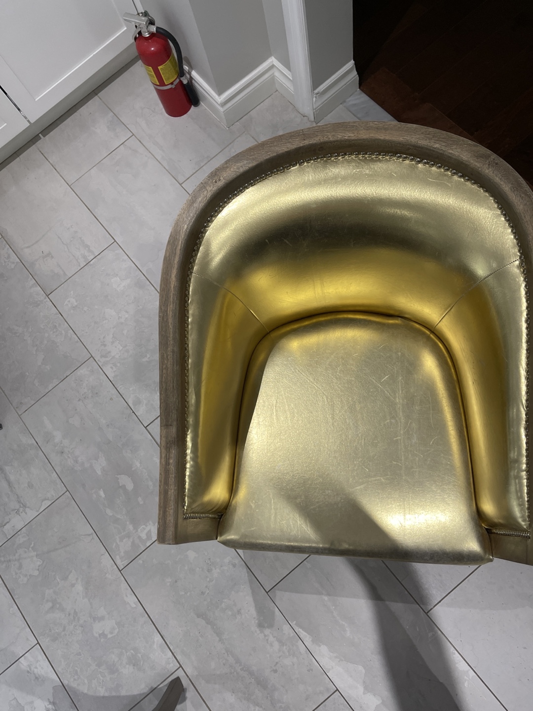 Gold Accent Chair - photo 4