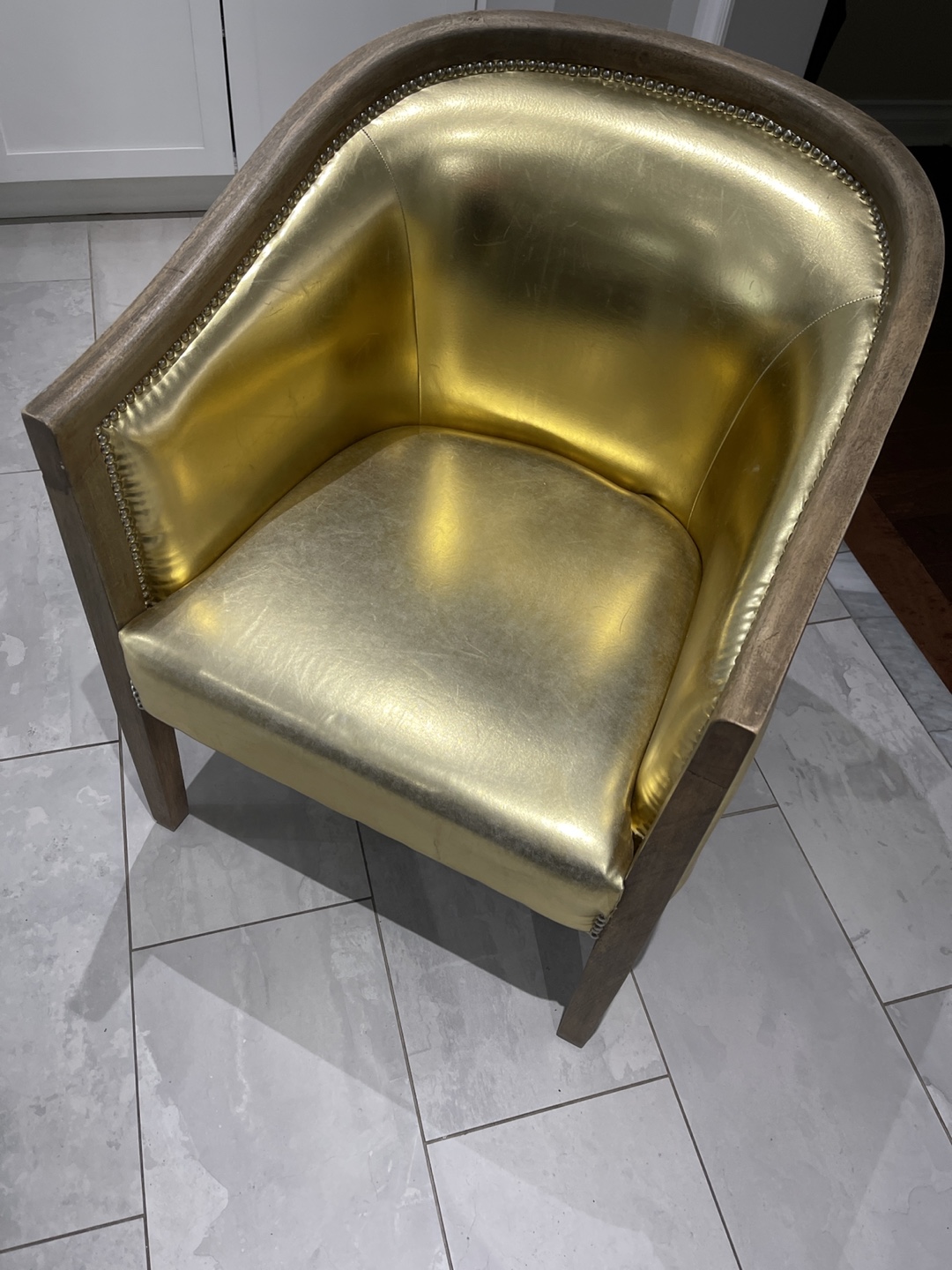 Gold Accent Chair