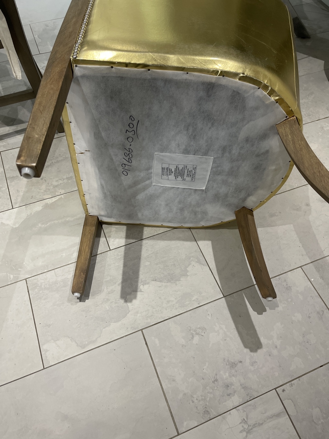 Gold Accent Chair - photo 5