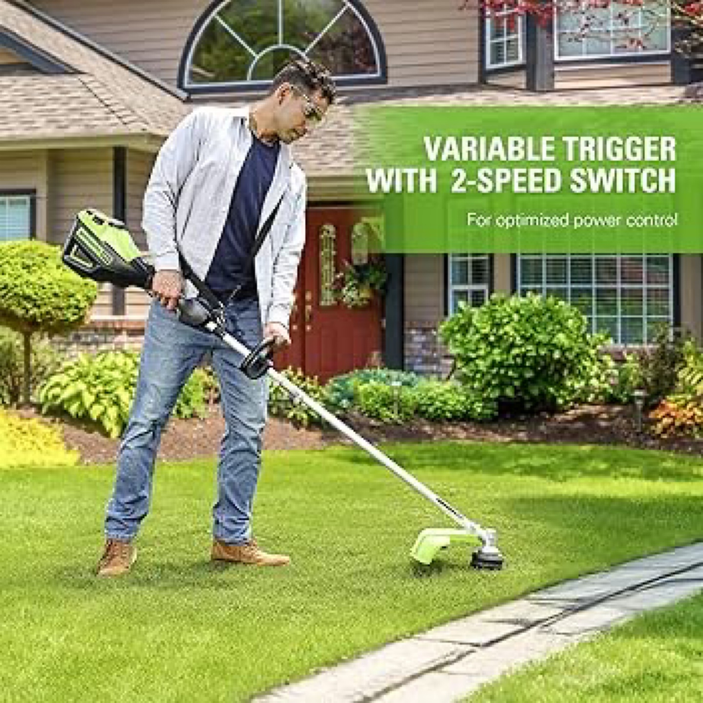 Greenworks 80v 16” String Trimmer (Tool Only) - photo 4