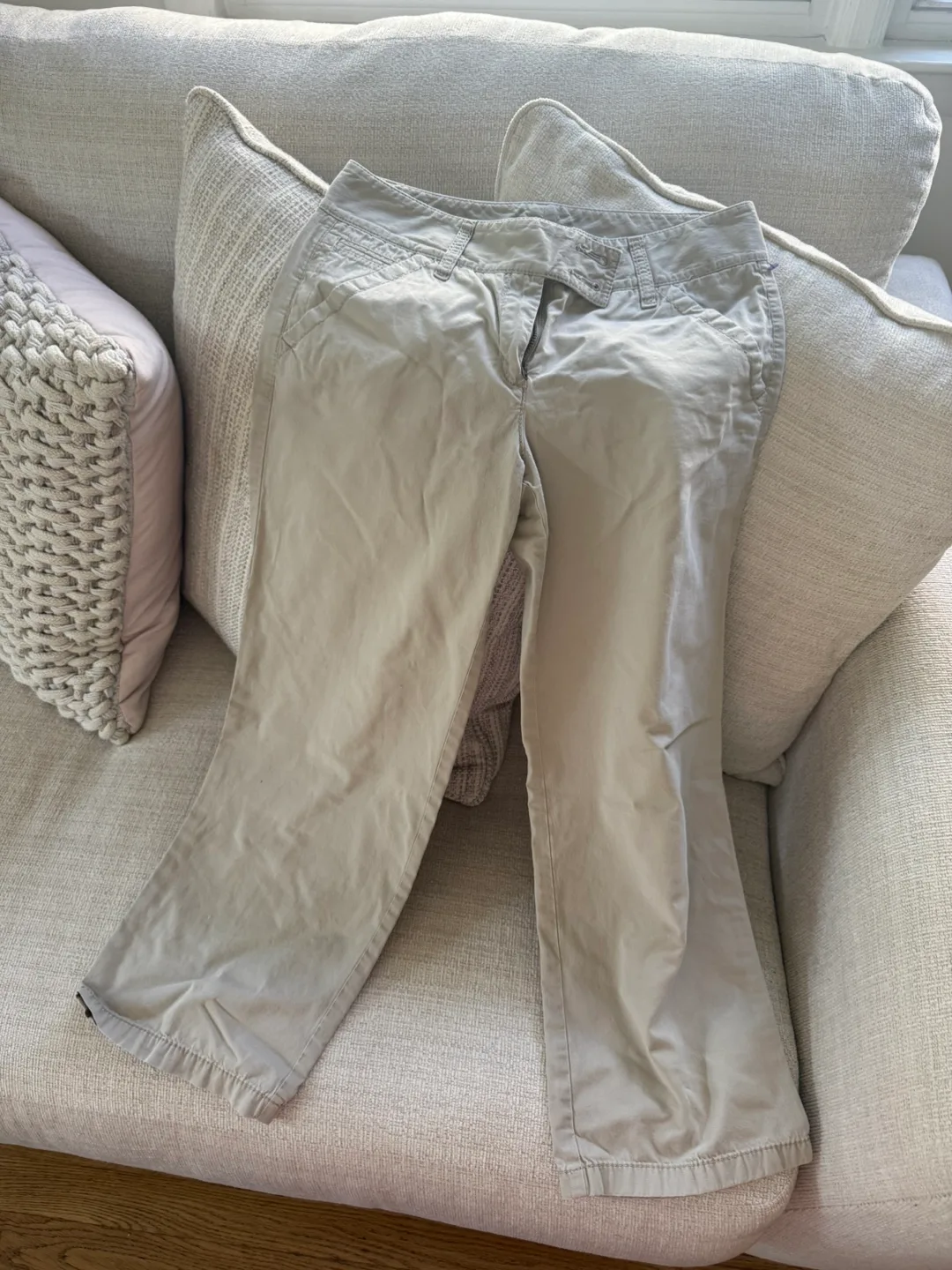 Ann Taylor crop Beige Pants - Size 0 thumbnail