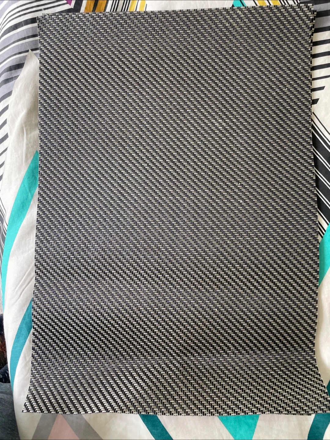 Woven Placemat - Black & White thumbnail
