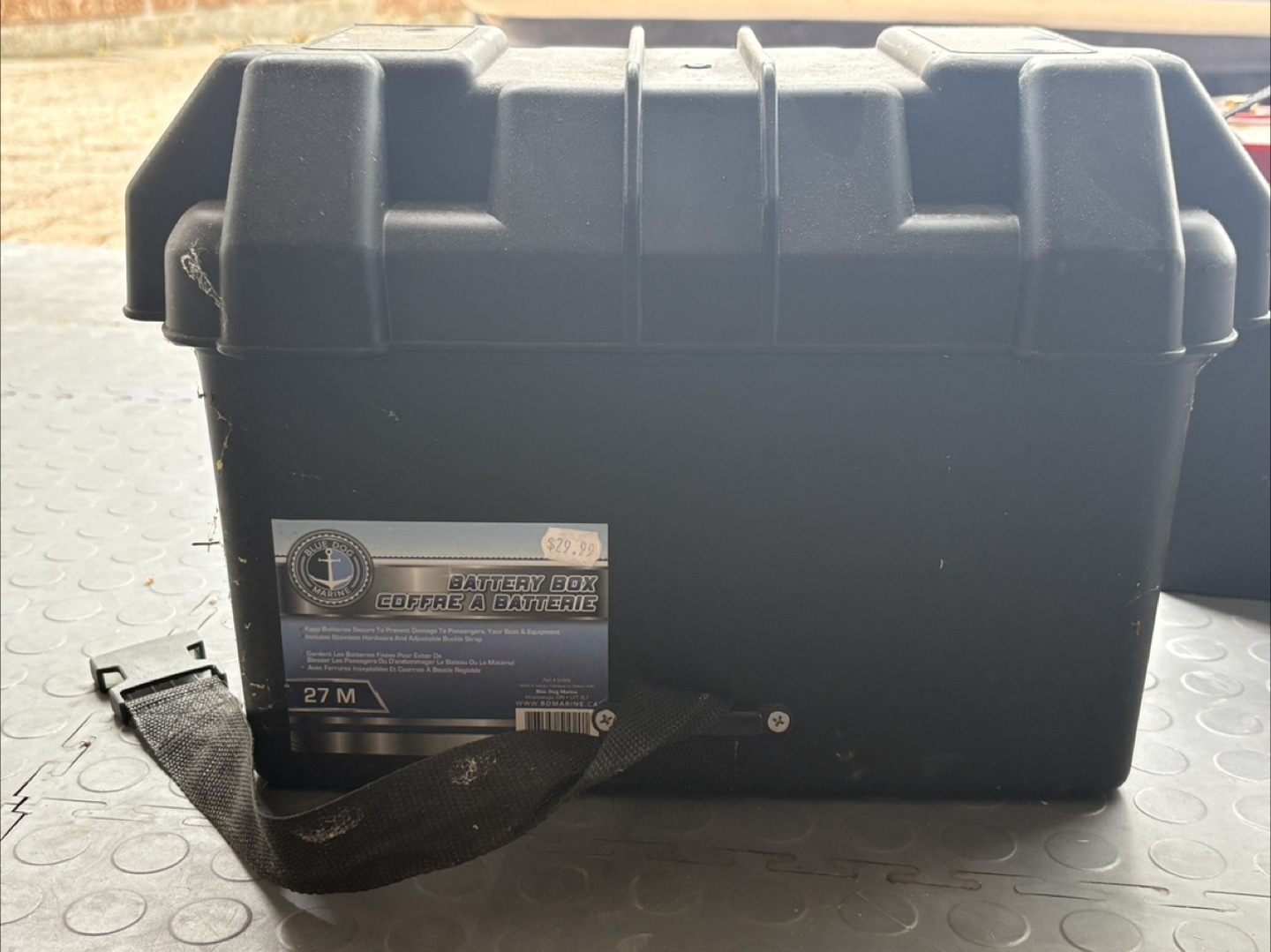 Marine battery 12v 100AH + inclusions - photo 5