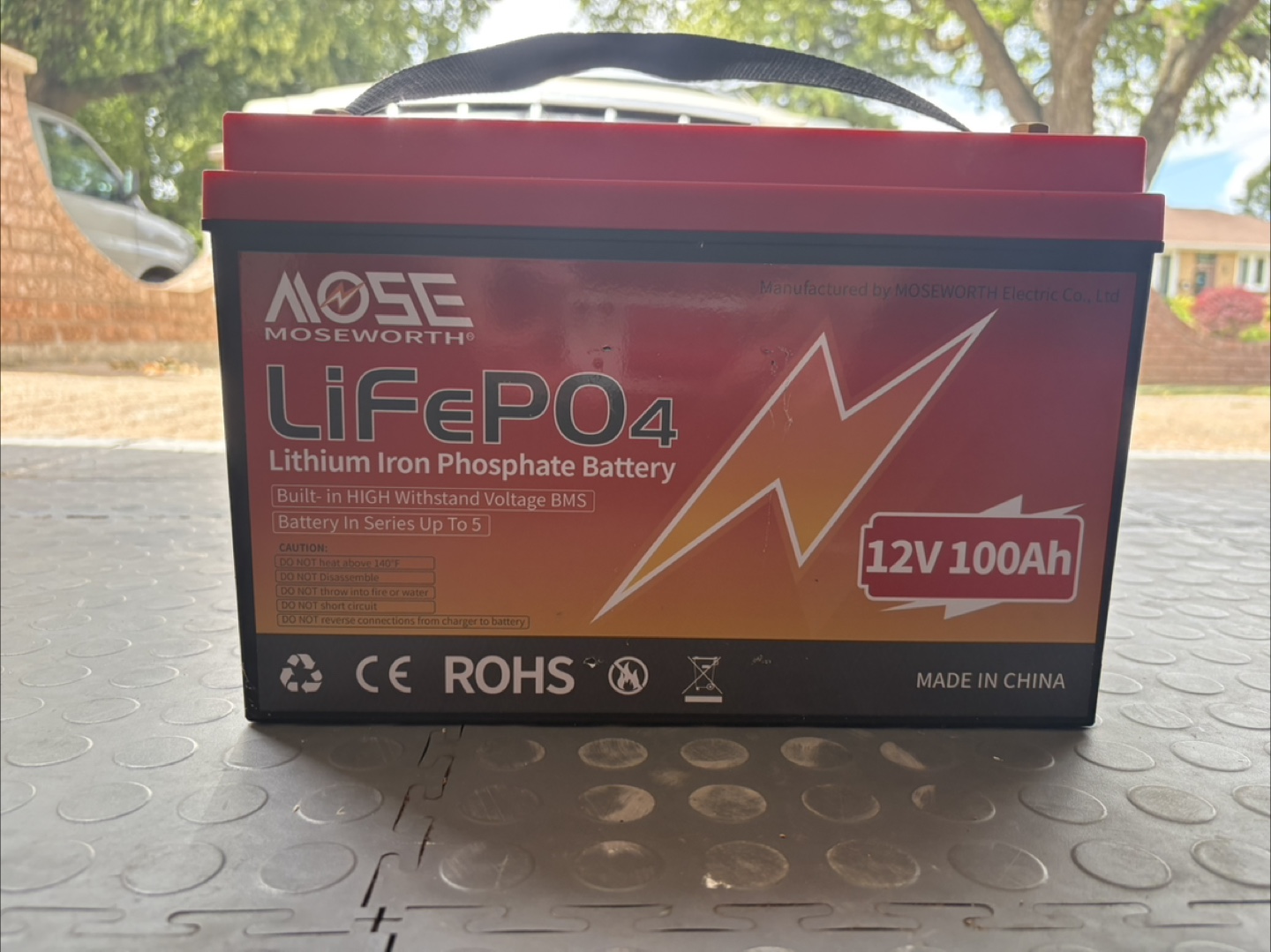 Marine battery 12v 100AH + inclusions