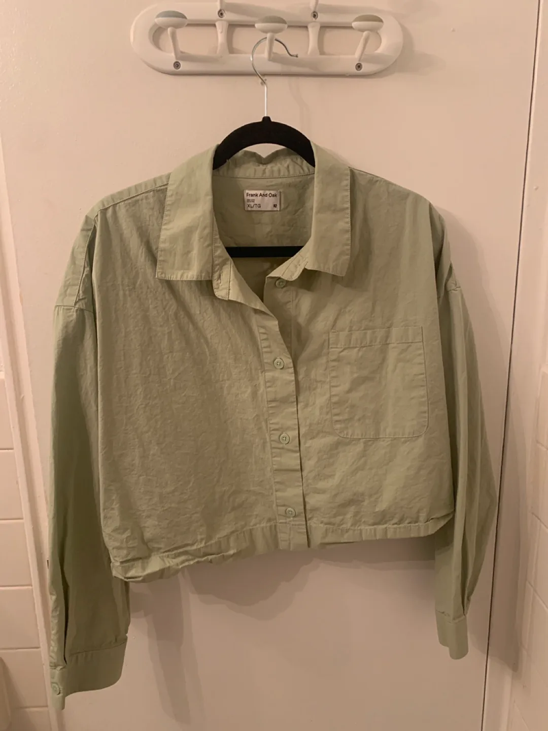 Frank And Oak Cropped Shirt - XL/TG thumbnail