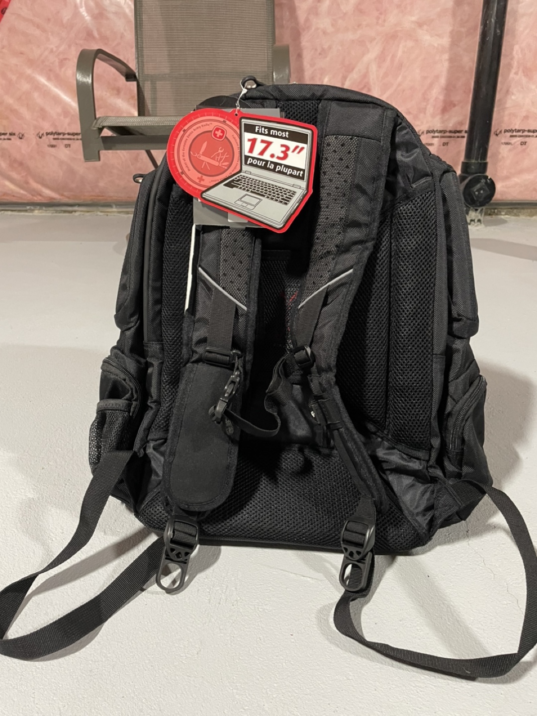SwissGear Black Laptop Backpack Fits 17.3" - photo 2