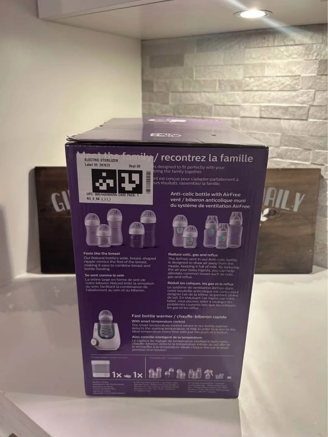 Philips AVENT Baby Bottle Sterilizer - Unused/Unopened image indicator(3)