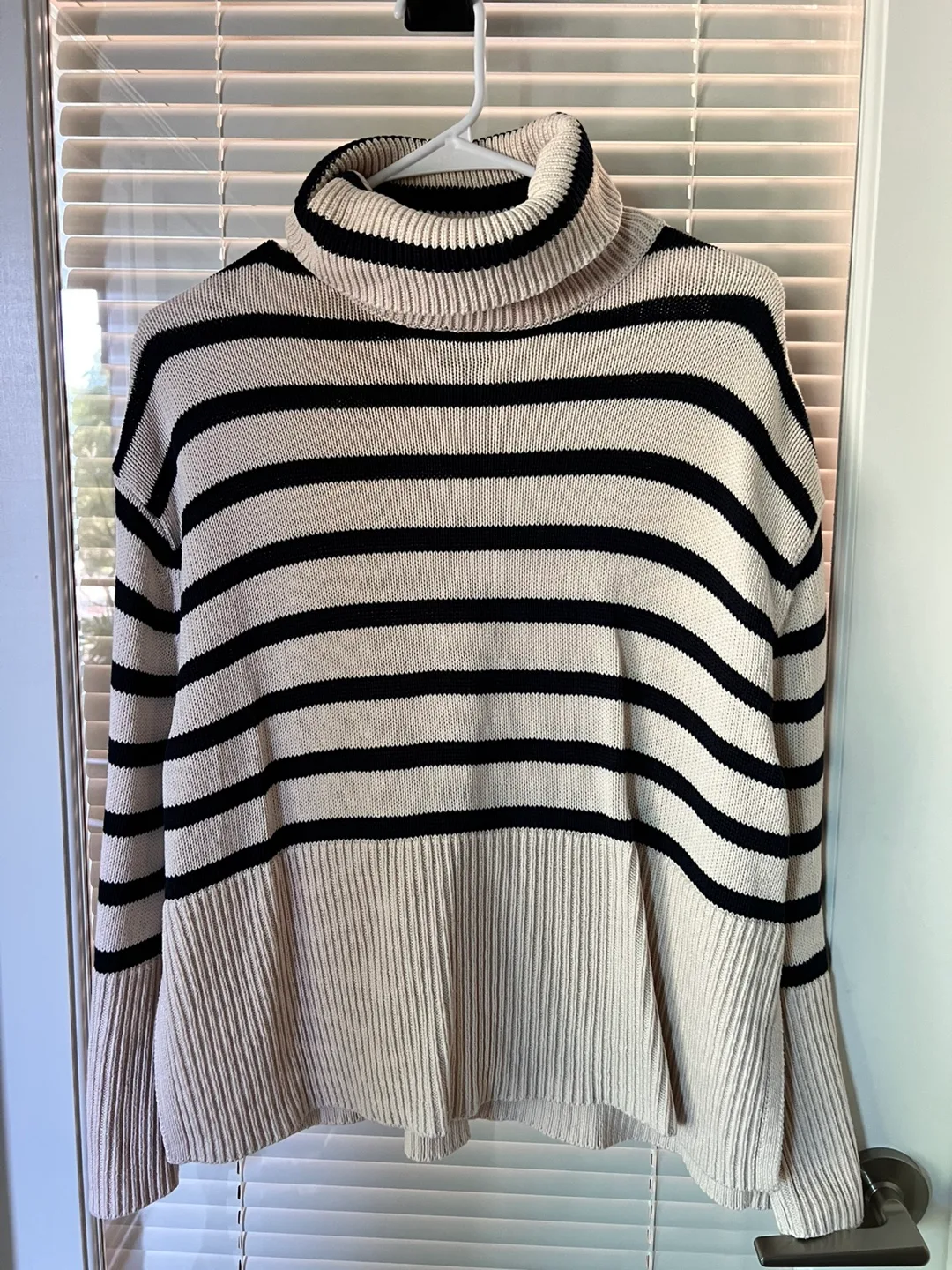 GAP Striped Turtleneck Sweater thumbnail