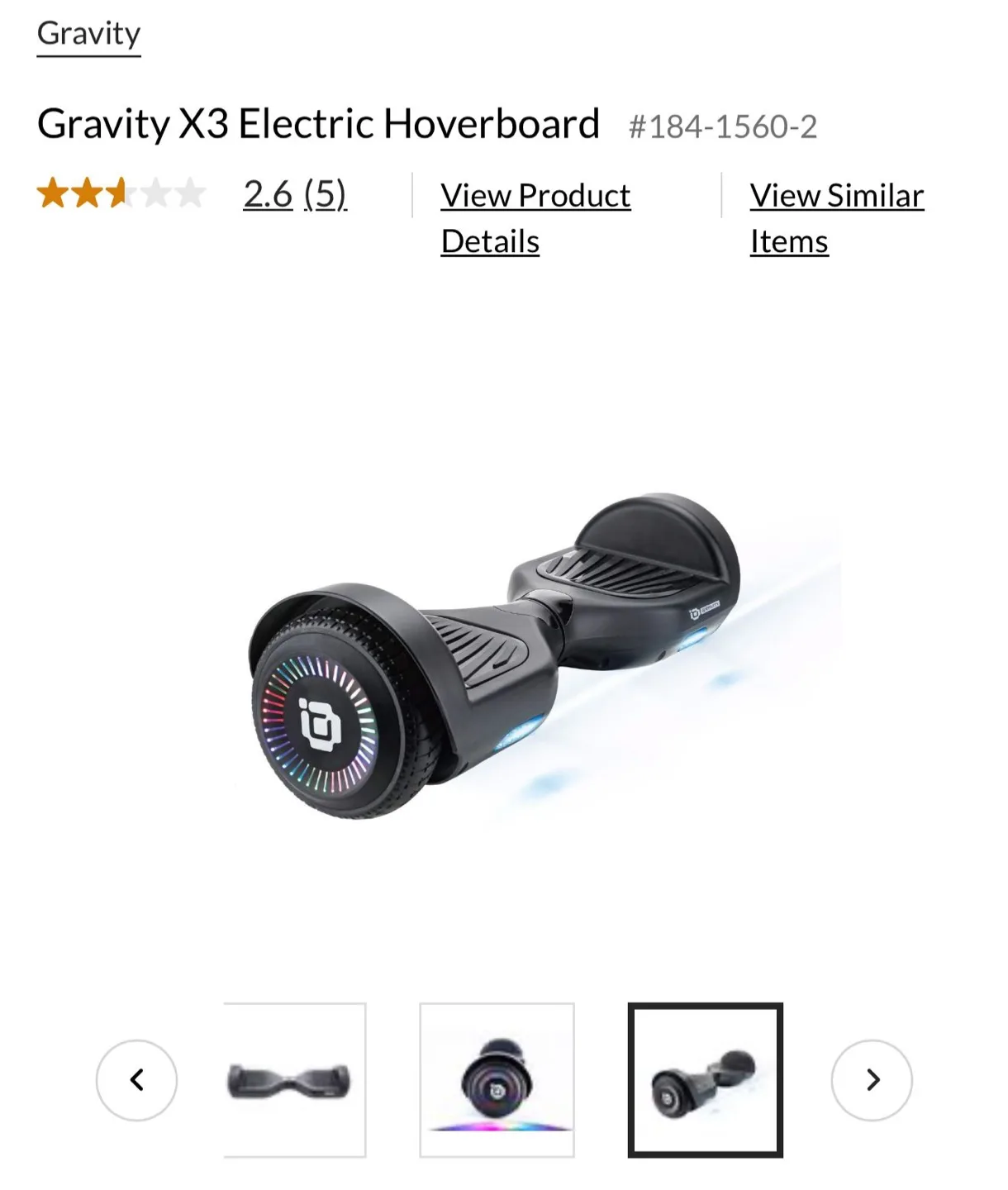 New Gravity X3 Electric Hoverboard-NEW thumbnail
