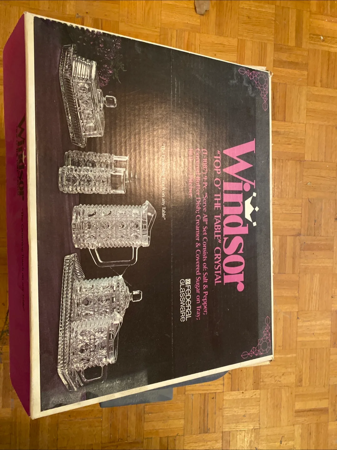 Windsor 'Top O' The Table' Crystal Set