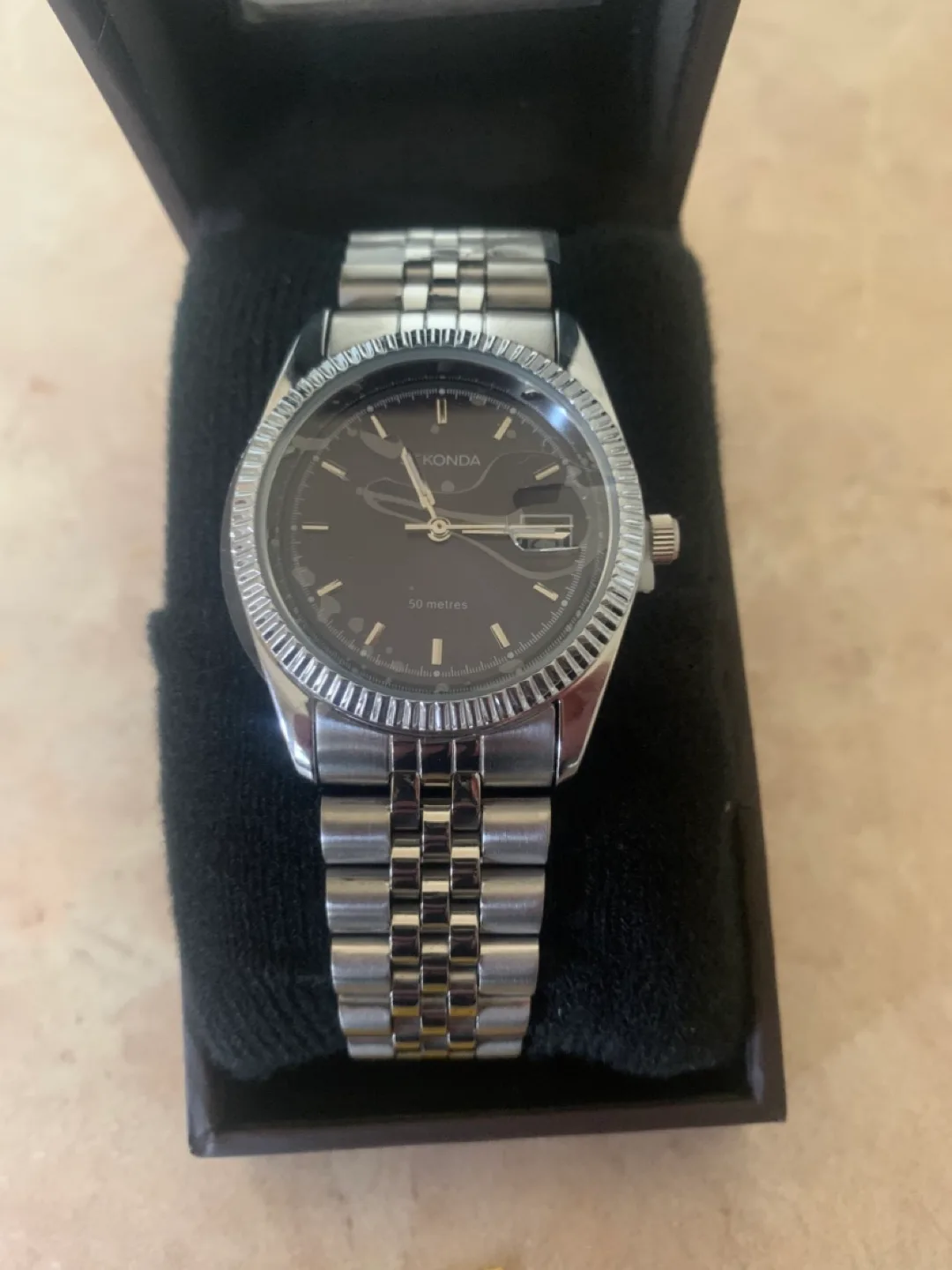 Sekonda Fluted Bezel Black Dial Men's Quartz Watch thumbnail