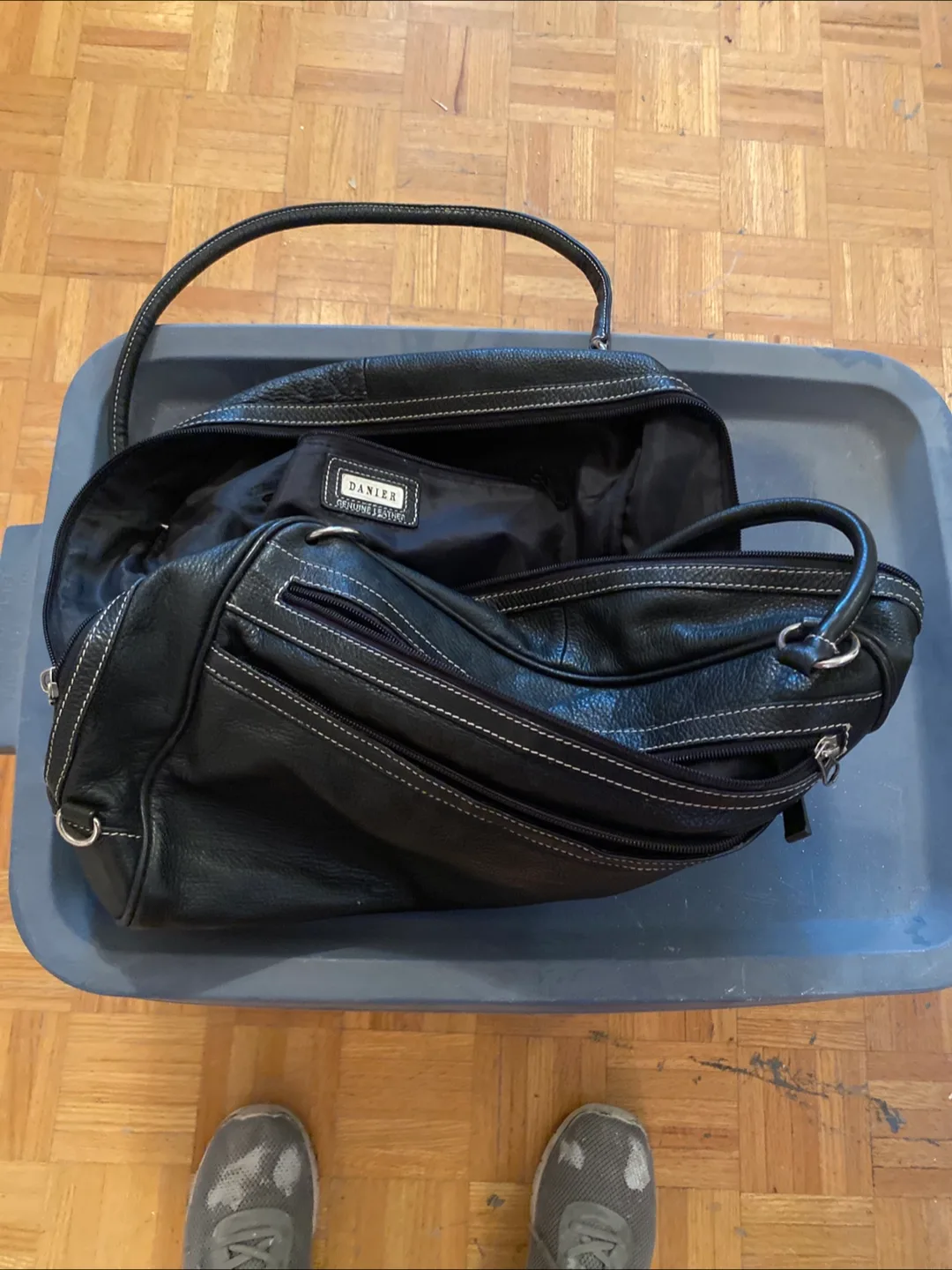 Danier Black Leather Handbag