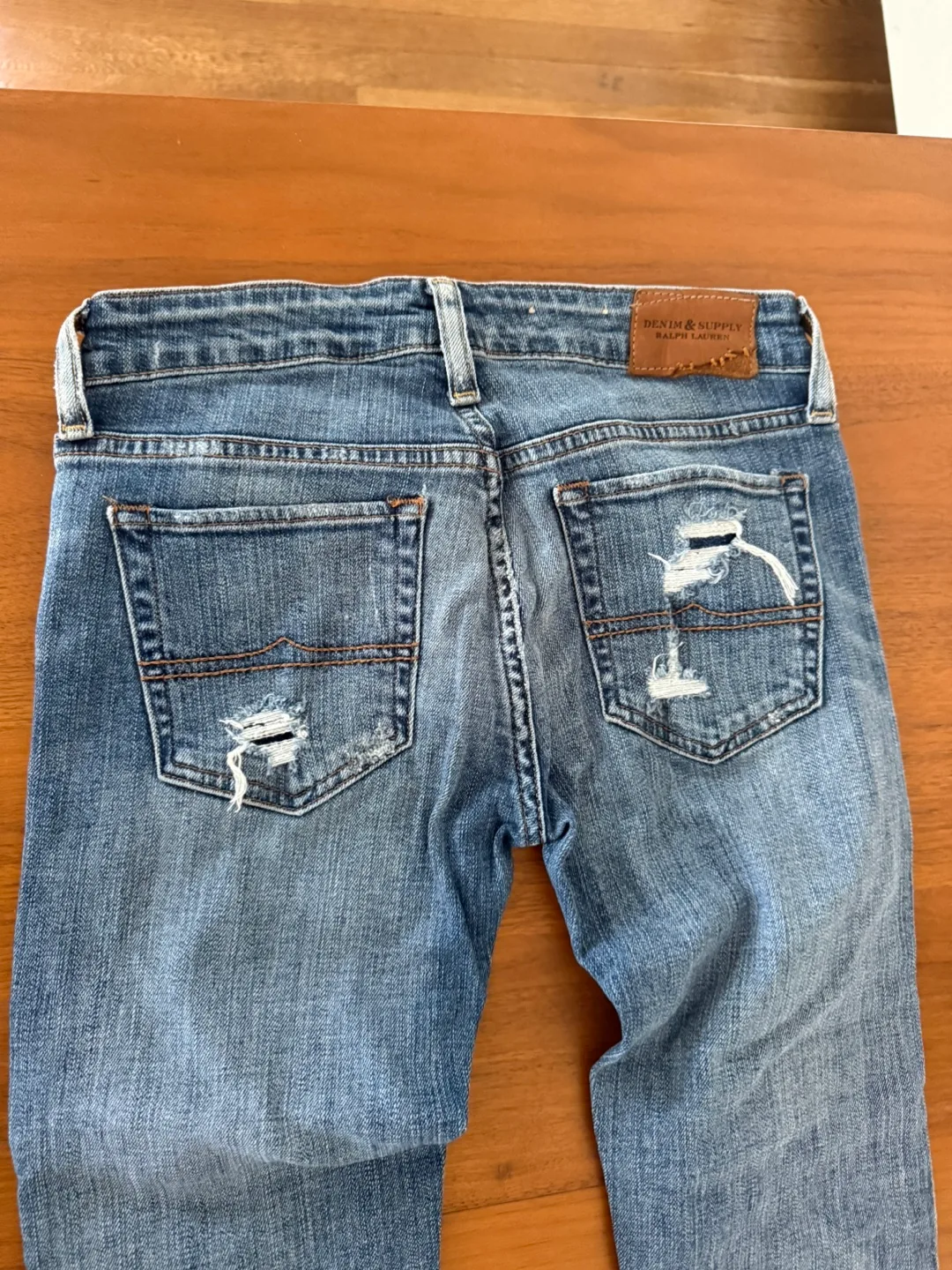 Ralph Lauren Distressed Jeans Size 25/32 image indicator(4)
