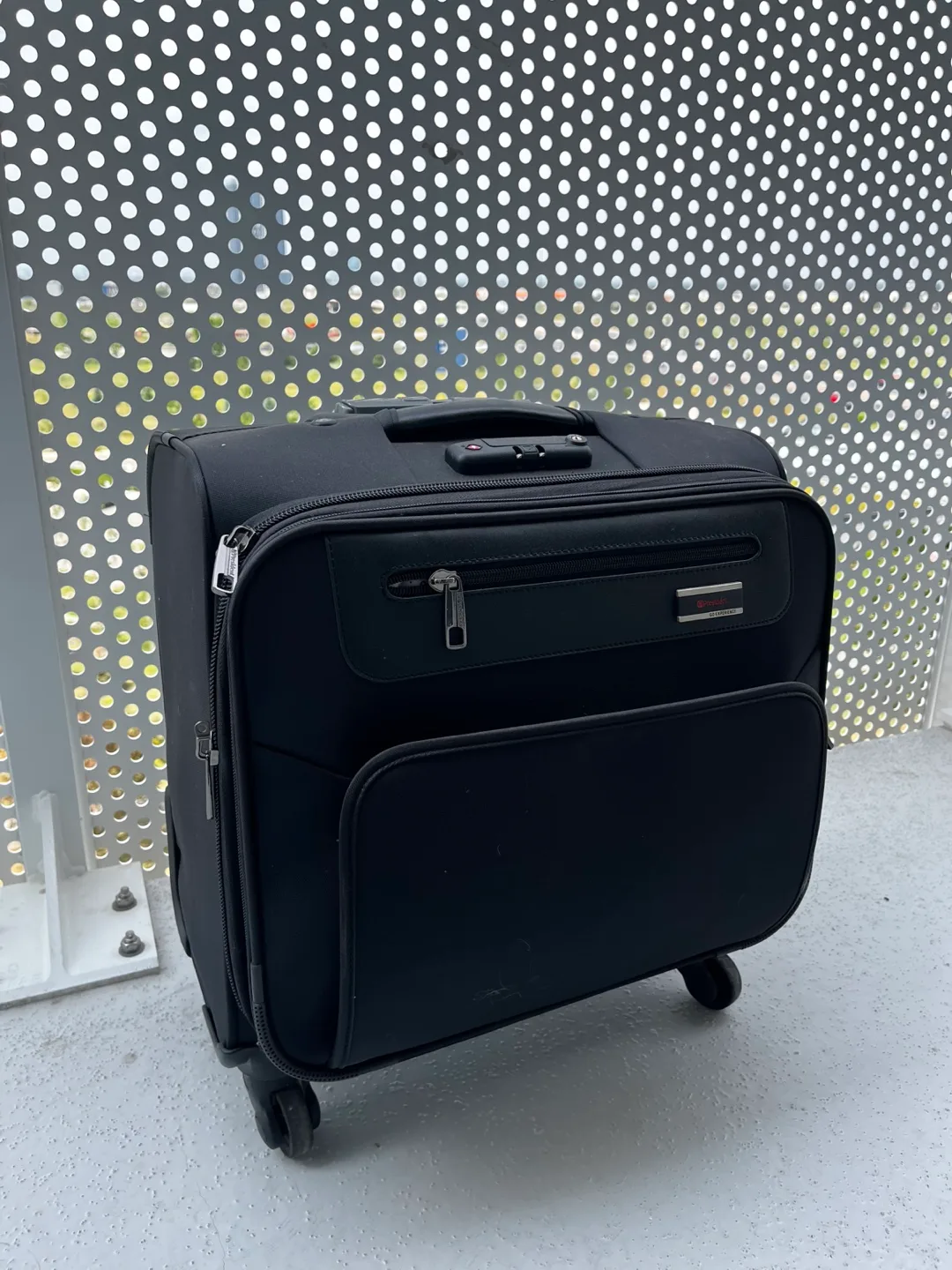 President Black Carry-On Suitcase Four Wheel thumbnail