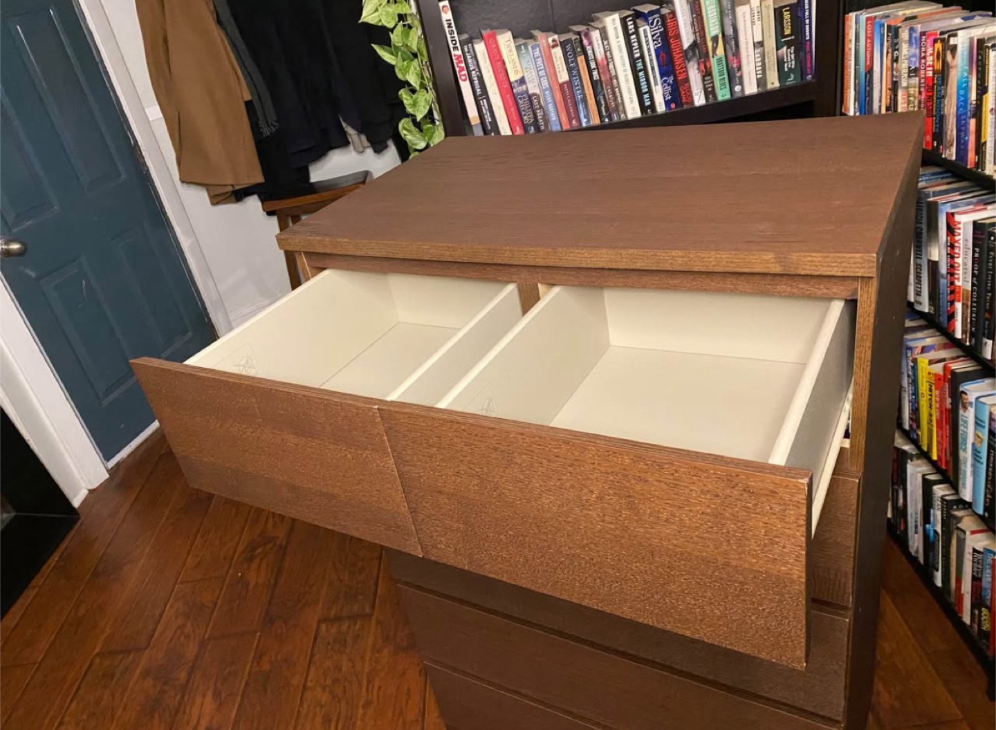 FREE DELIVERY: Brown Tall Dresser $180 (HRM) - photo 4