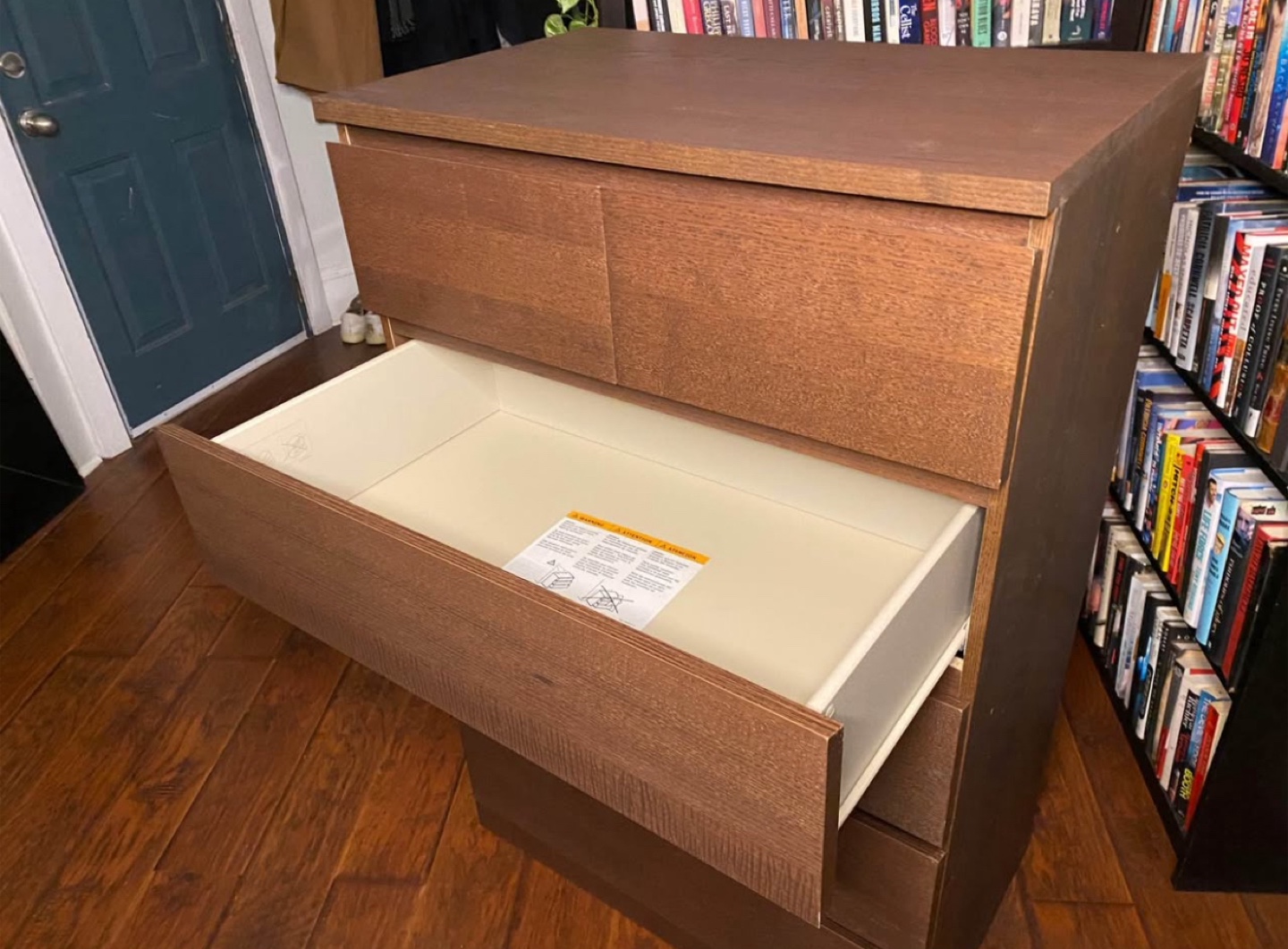 FREE DELIVERY: Brown Tall Dresser $180 (HRM) - photo 5