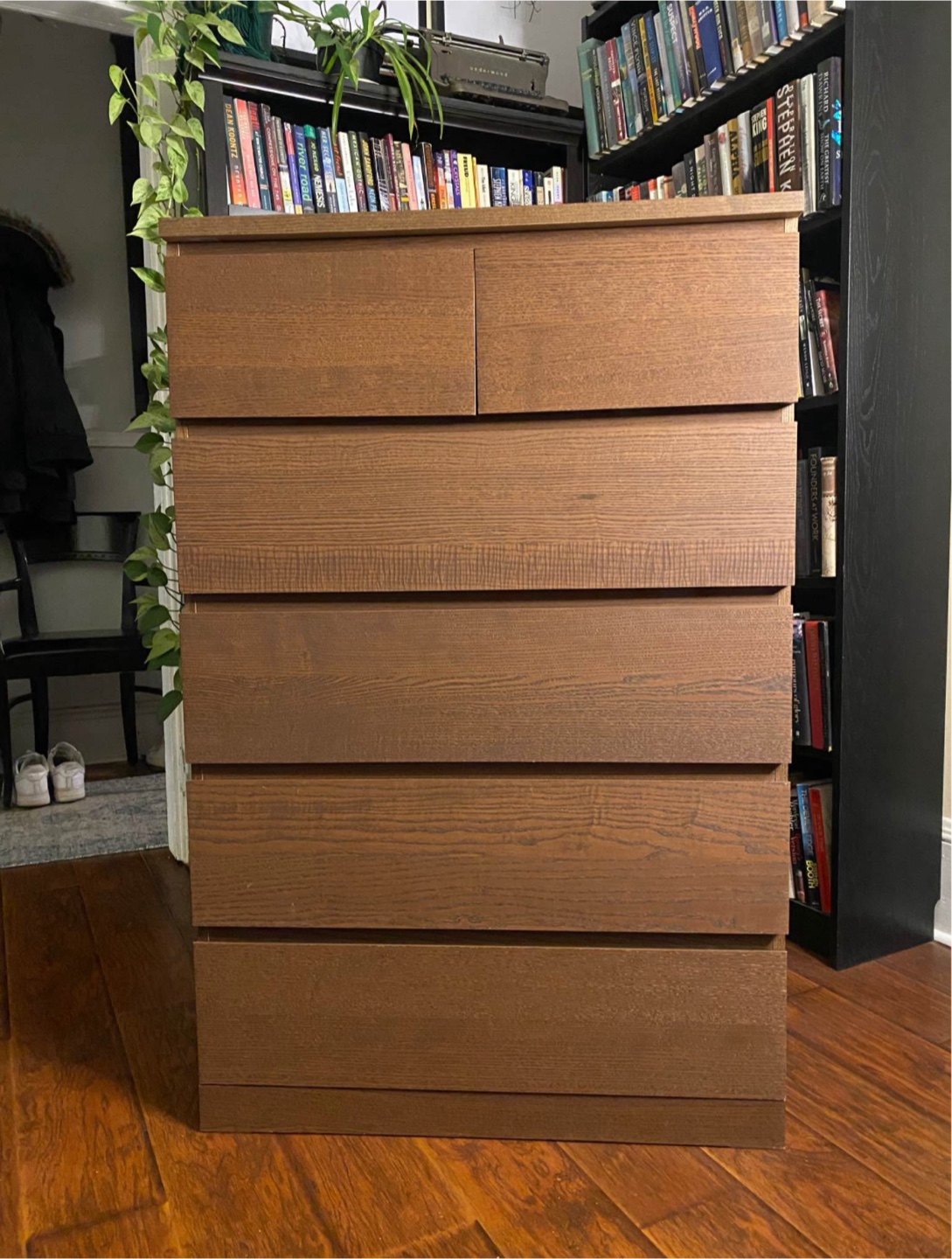 FREE DELIVERY: Brown Tall Dresser $180 (HRM)