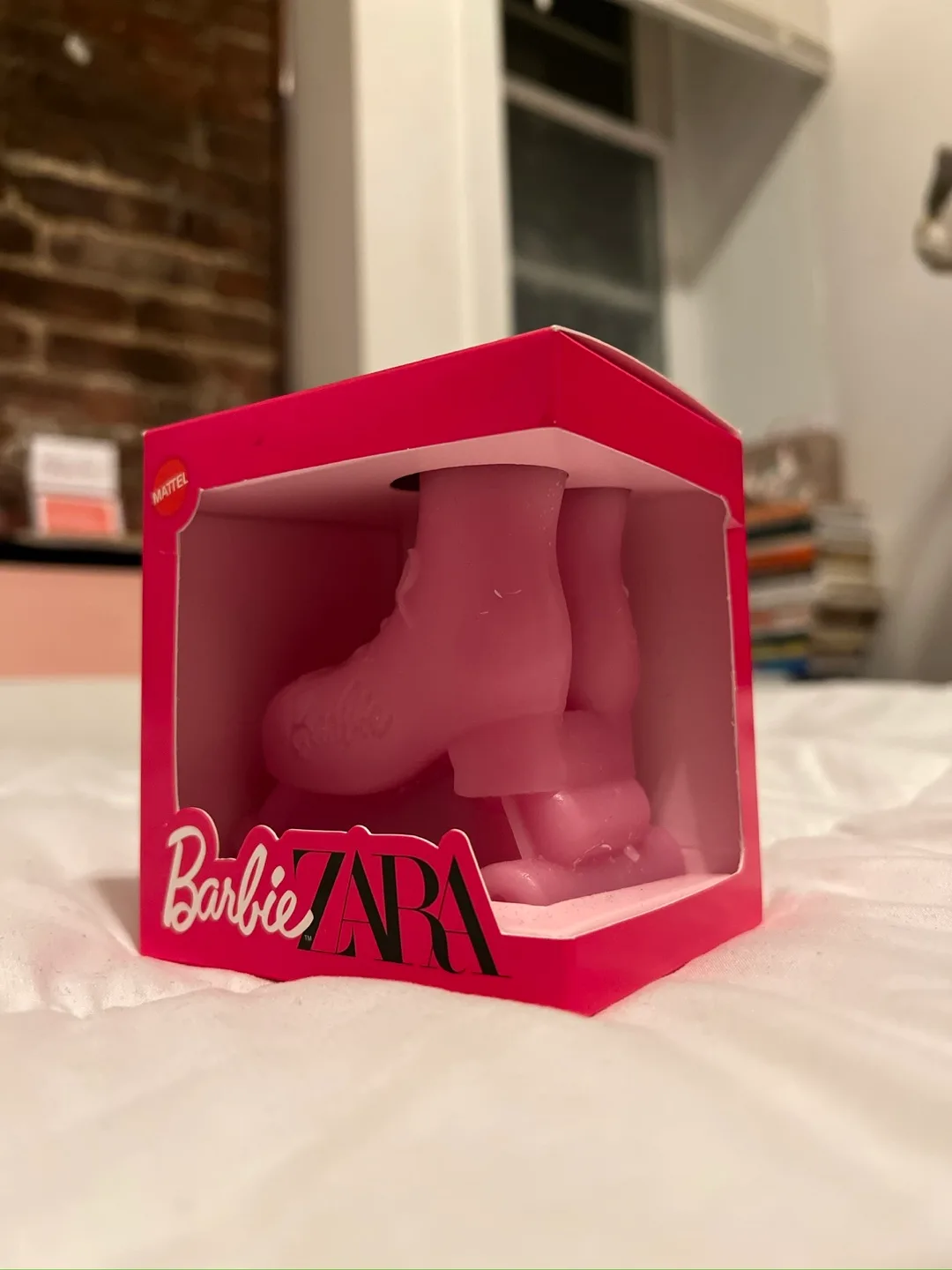 Barbie x Zara Pink Boot Candle thumbnail