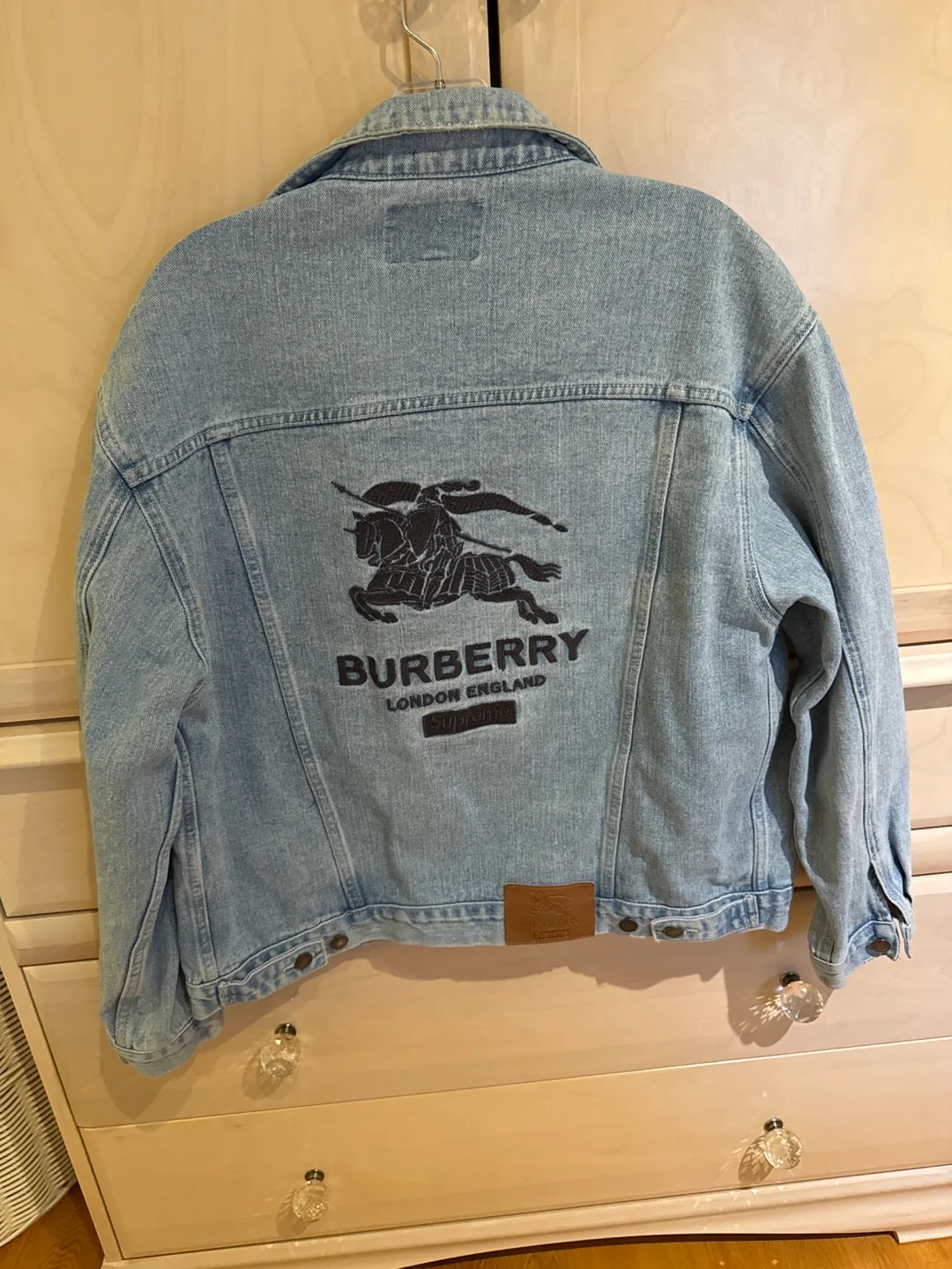 Burberry x Supreme Denim Jacket - Size M thumbnail