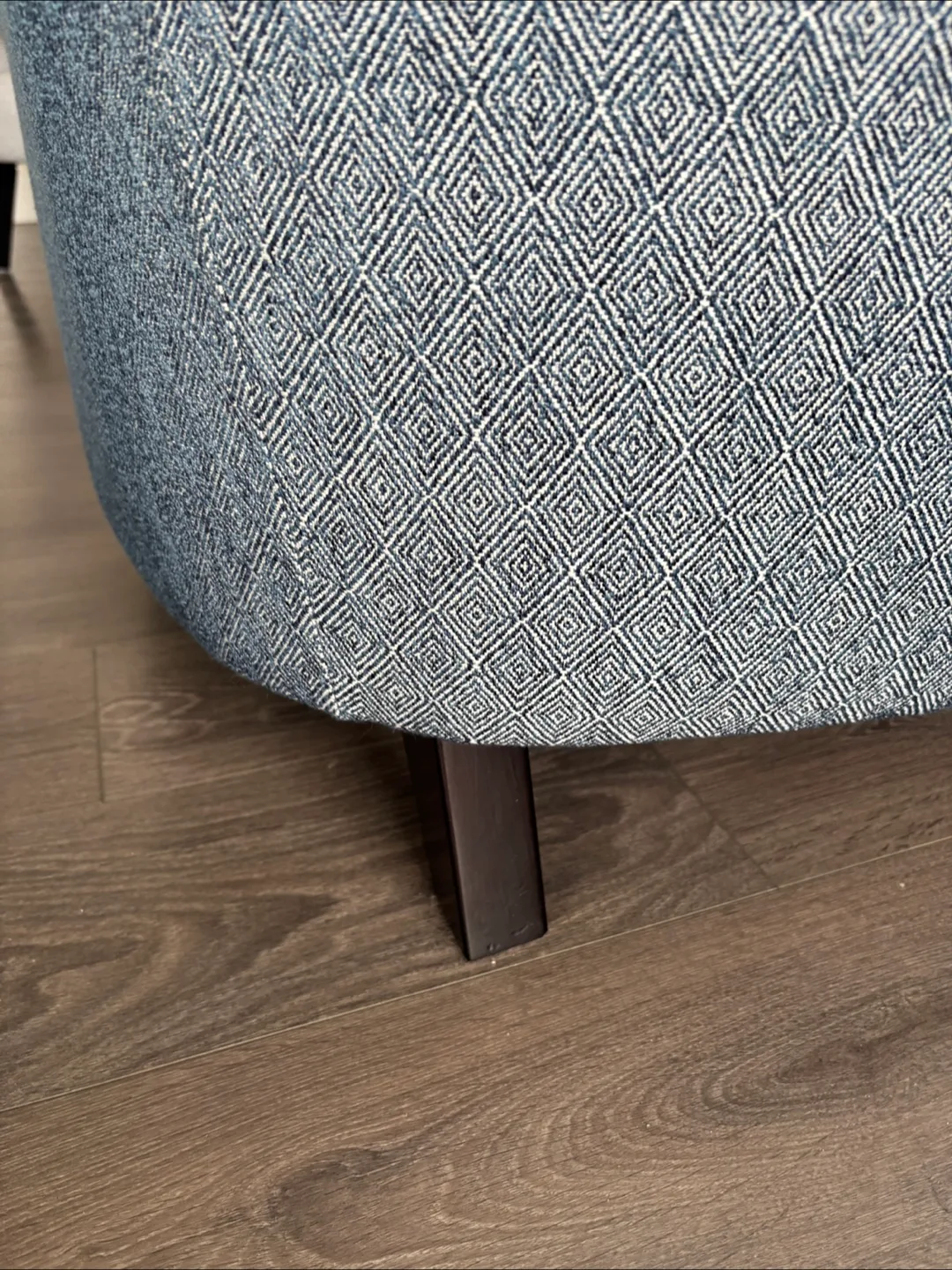 Blue Patterned Armchair - from urban Barn like New! image indicator(5)